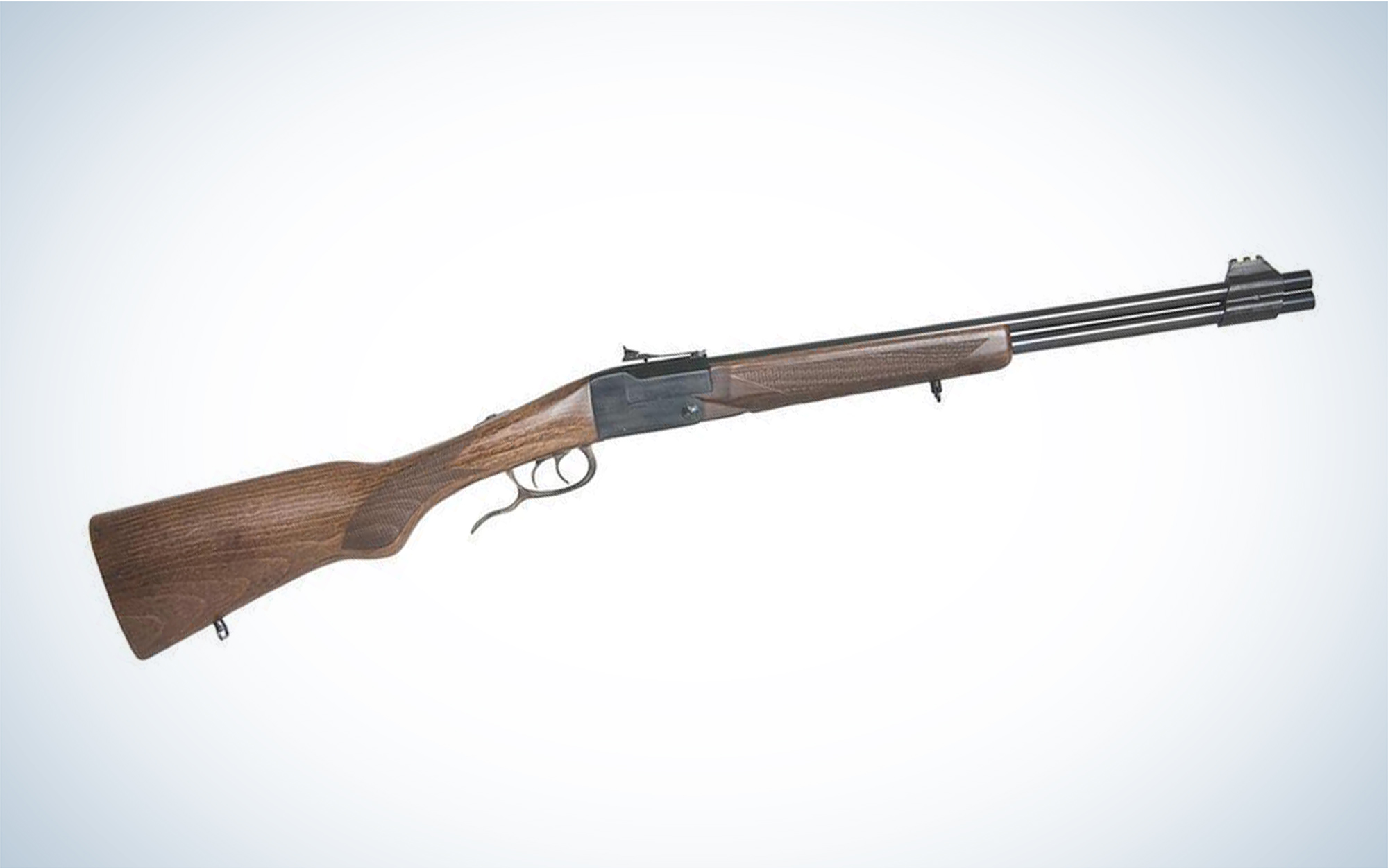The Chiappa Double Badger shotgun is a 20 gauge/22 long rifle over under.