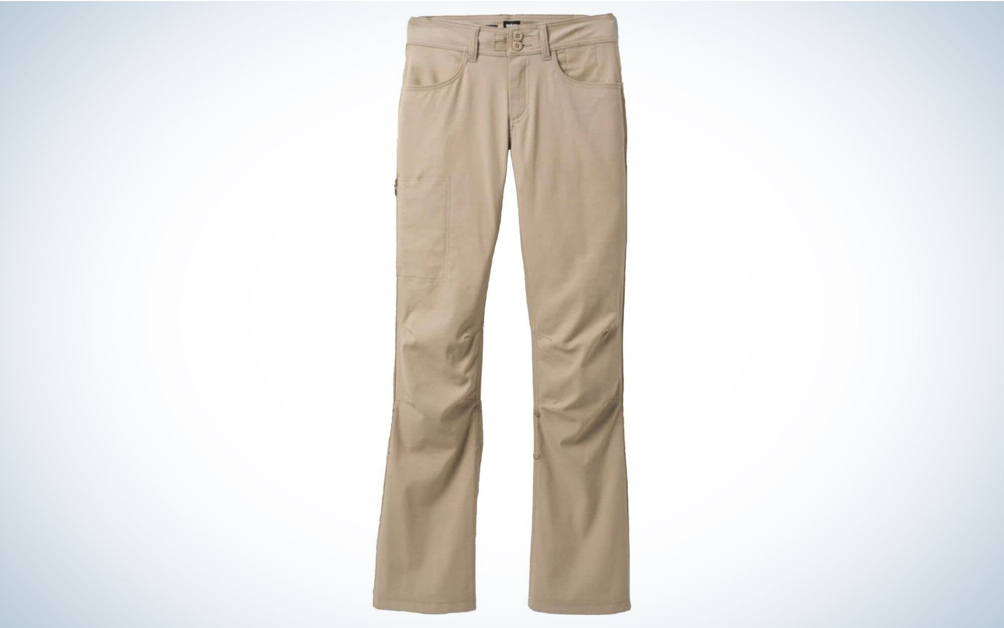The prAna Halle II women's hunting pants are made of recycled nylon.