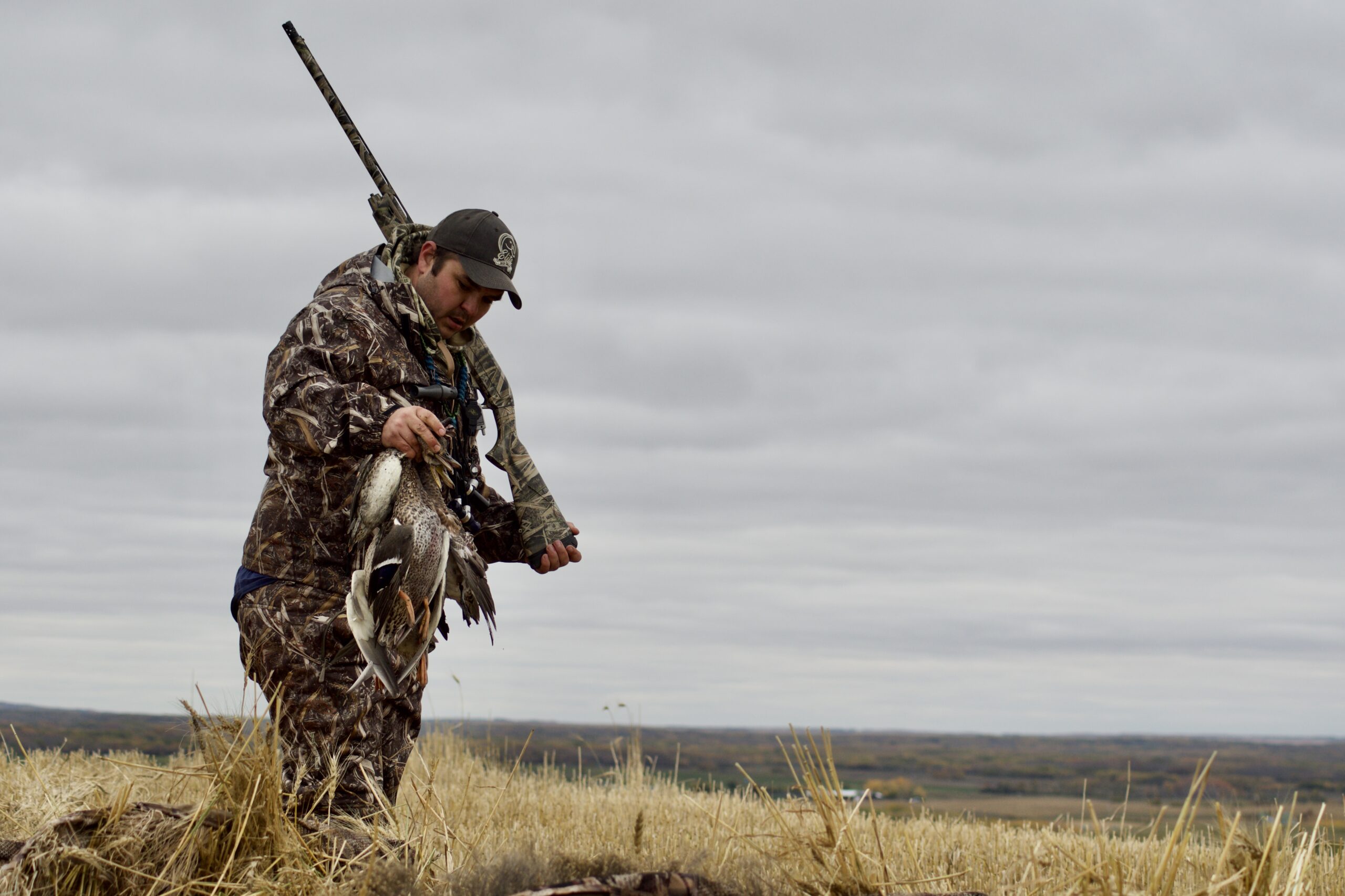 An early season duck hunt in Alberta.