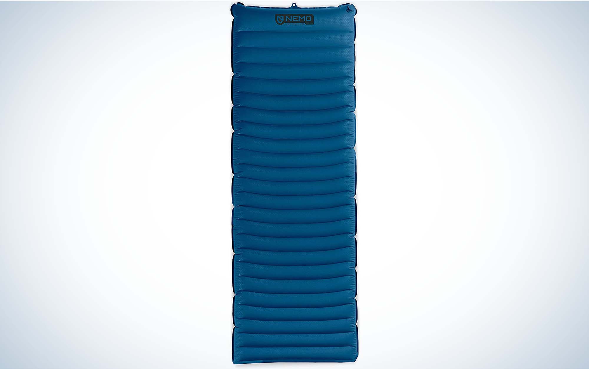 The Nemo Quasar 3D Insulated Sleeping Pad in blue.