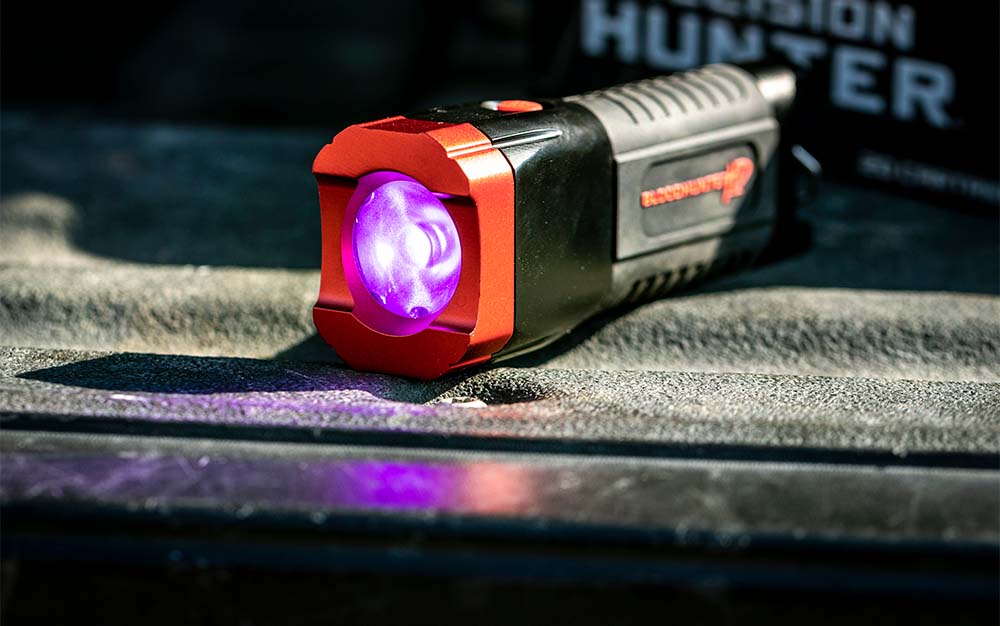 The Primos Bloodhunter HD is the best hunting flashlight for blood tracking.
