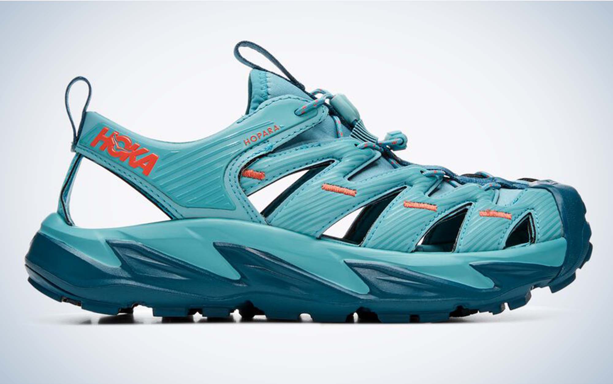 The HOKA ONE ONE Hopara are the most comfortable water shoes for hiking.