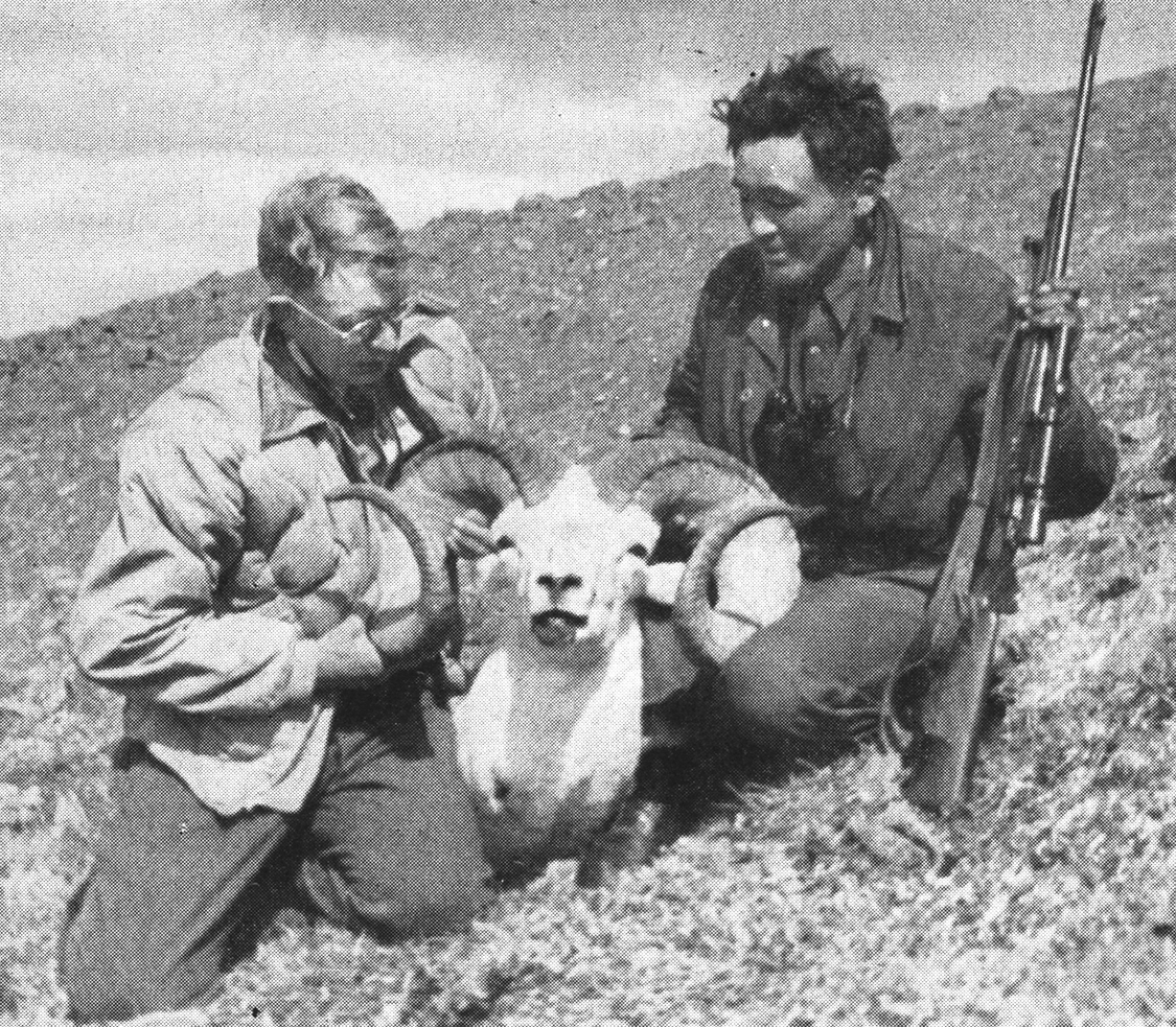 jack o'connor with sheep and guide