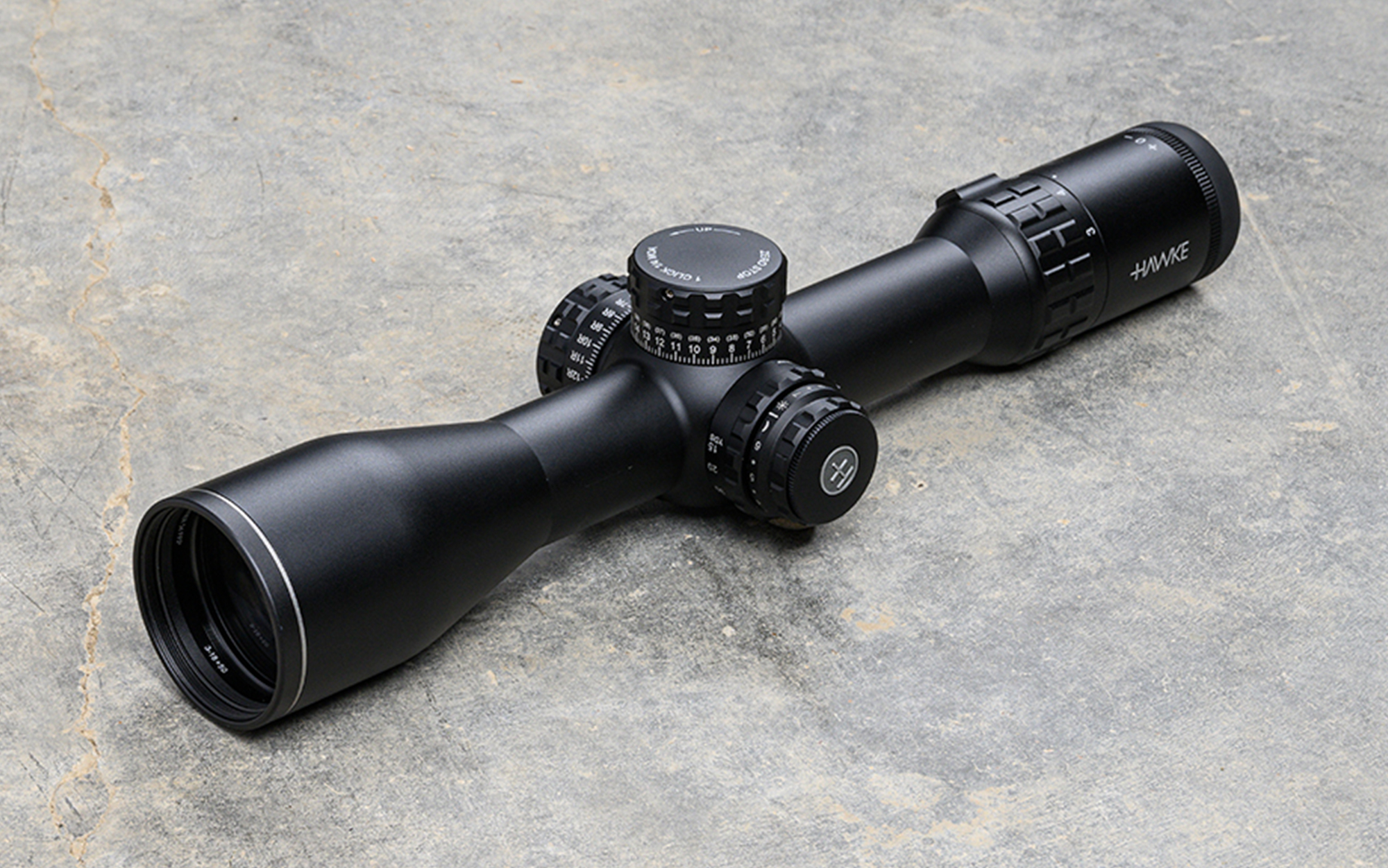 The Hawke Frontier 34 FFP 3-18x50 is the best lightweight precision rifle scope.