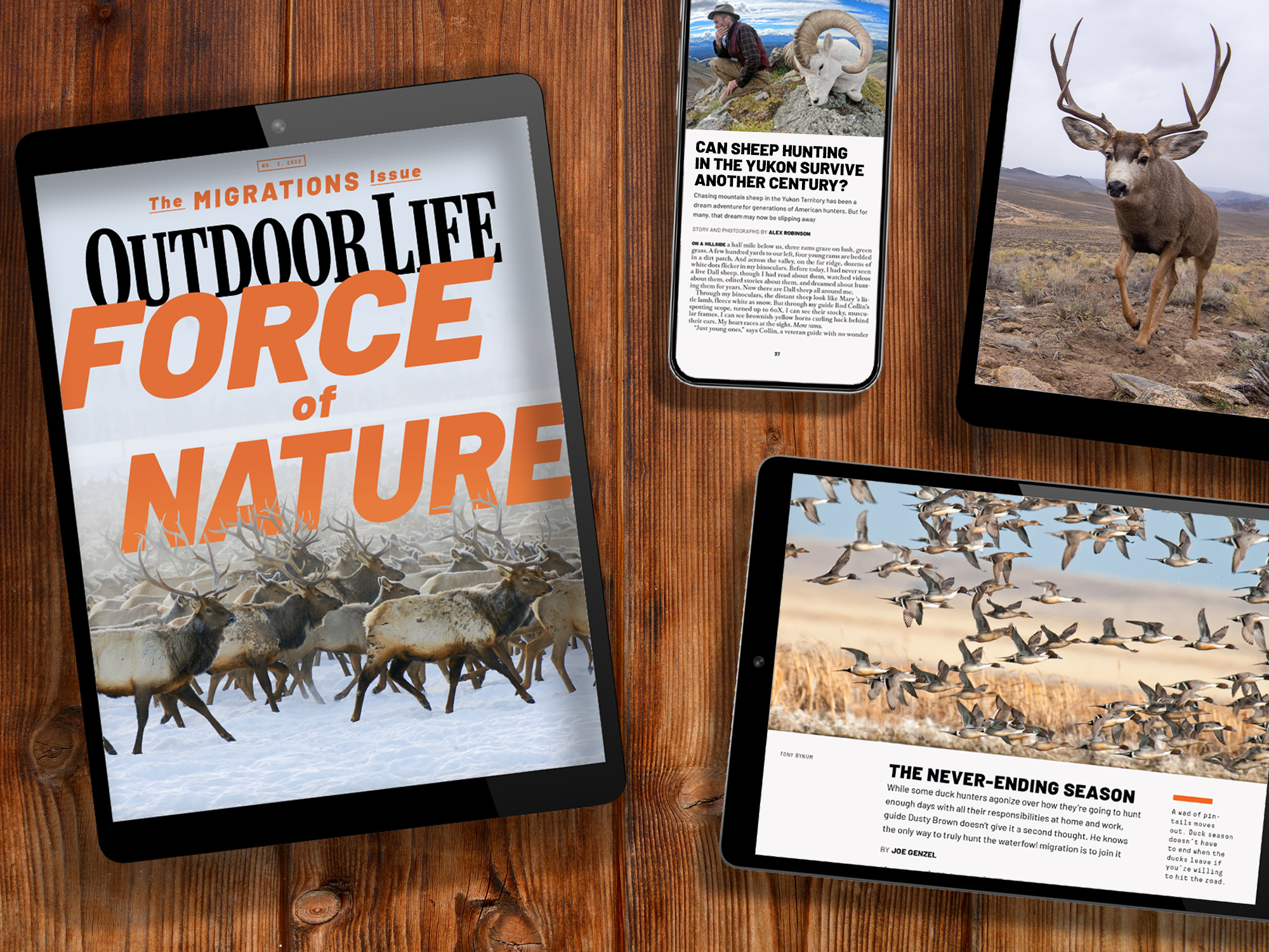 The Migrations Issue of Outdoor Life is now available.