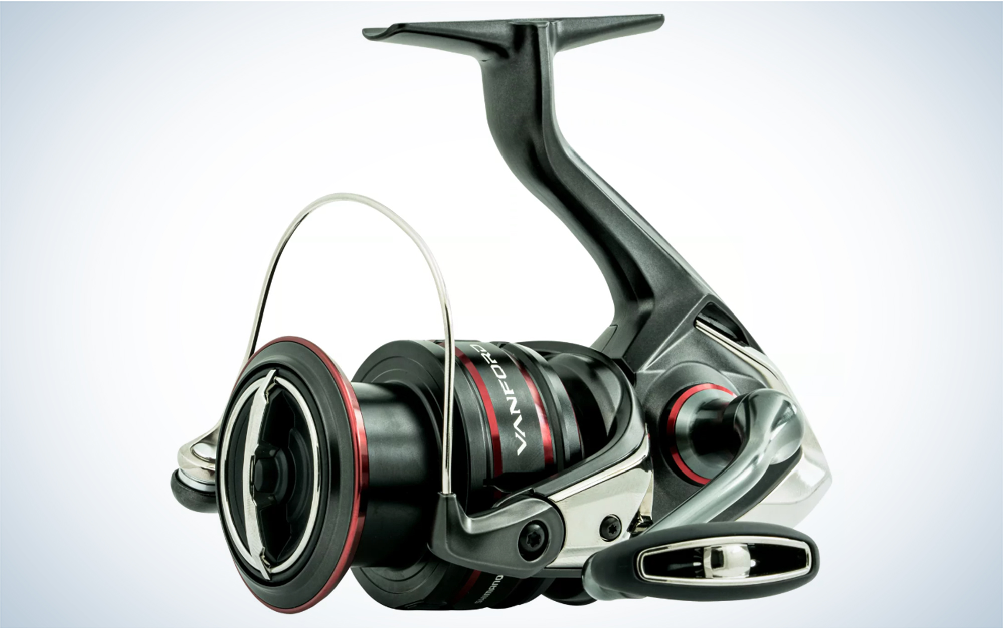 The Shimano Vanford VF500F is the best for ice fishing.