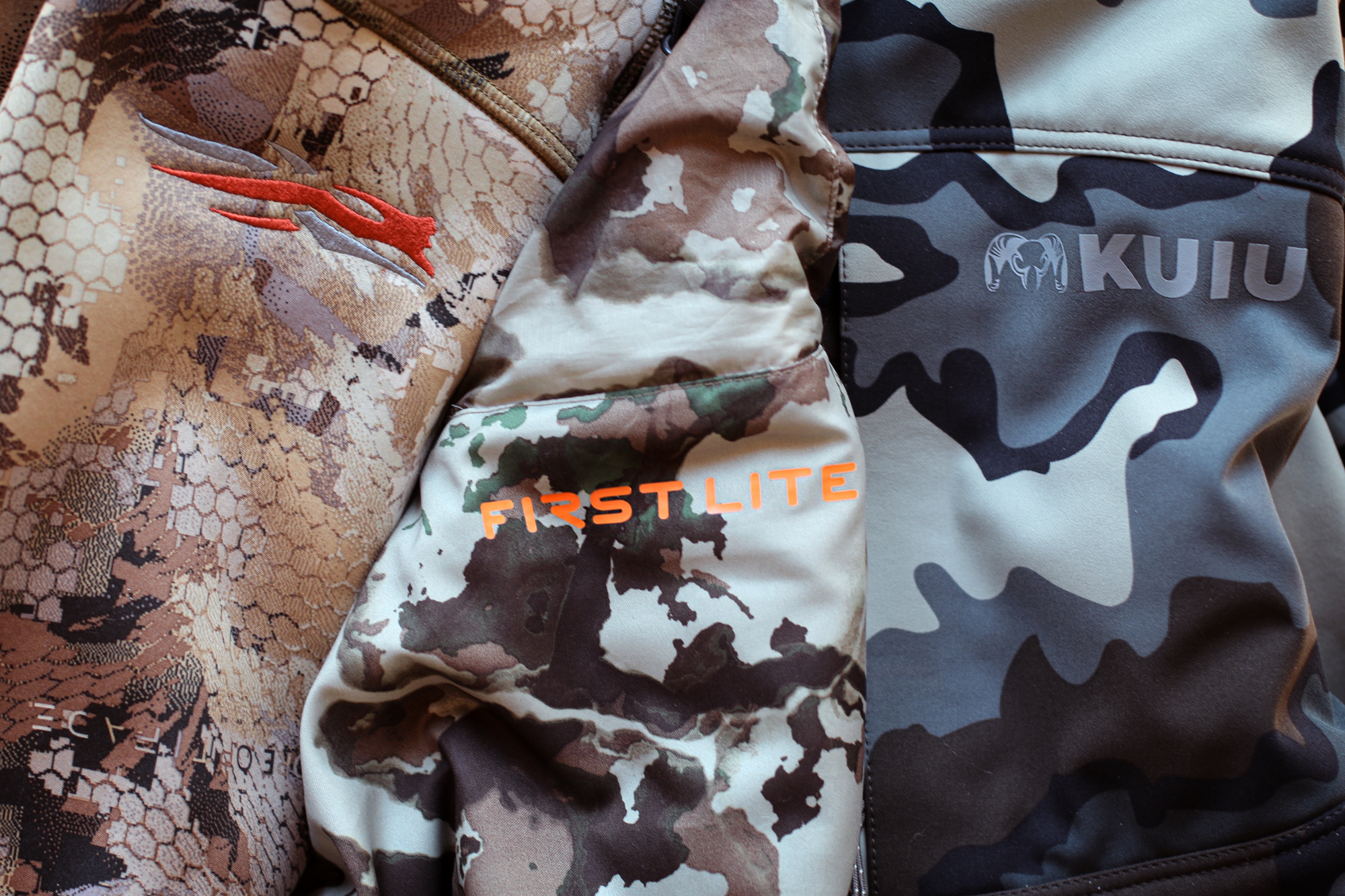 Hunting camouflage from brands like Sitka, First Lite, and Kuiu are made in Asia.