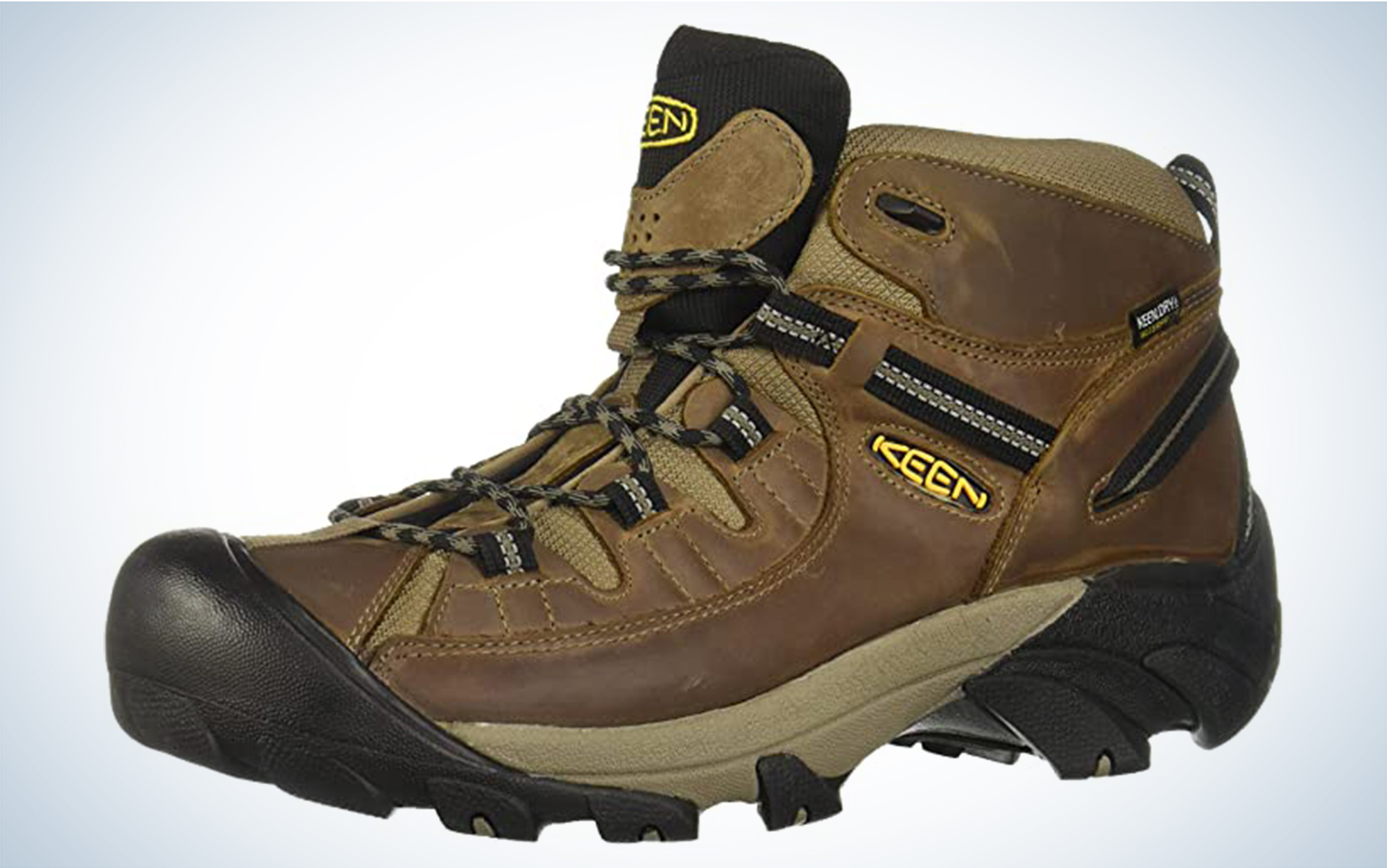 Keen's mid-top hiking shoe is on sale.