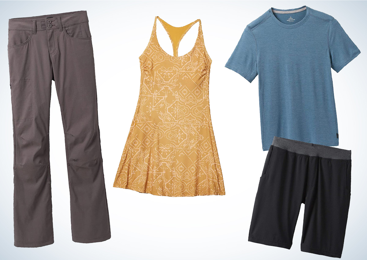 Select prAna styles are on sale.