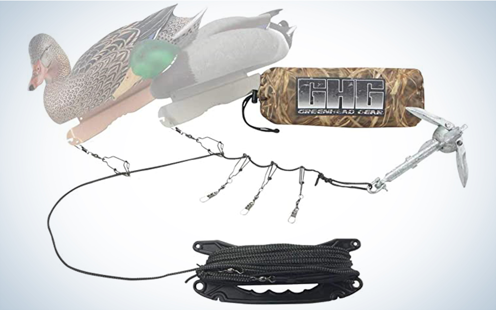 The Avery Jerk Cord Kit is great for moving decoys.