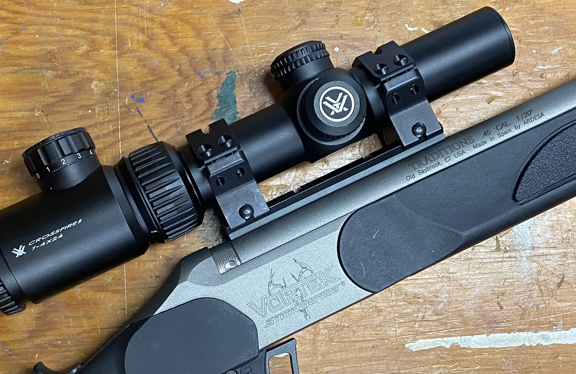 The Vortex Crossfire is a compact scope.