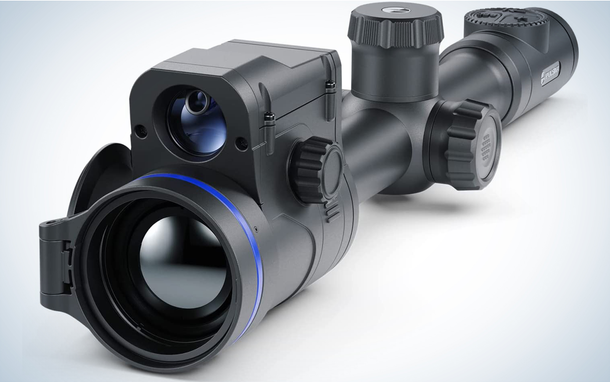 The Pulsar Thermion 2 LRF XP50 PRO is the best range finding scope.