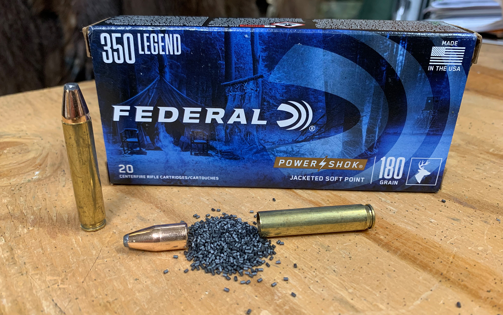 Federal Power Shok 180-grain is one of the best 350 legend ammunitions.