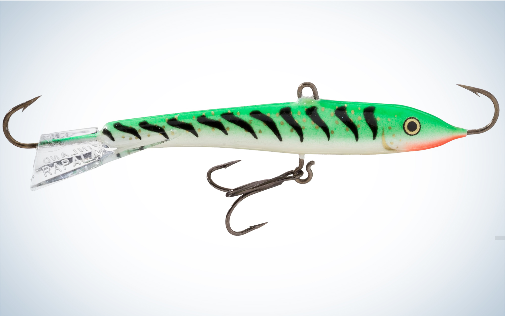 Rapala #3 Jigging Rap is one of the best ice fishing lures for perch.