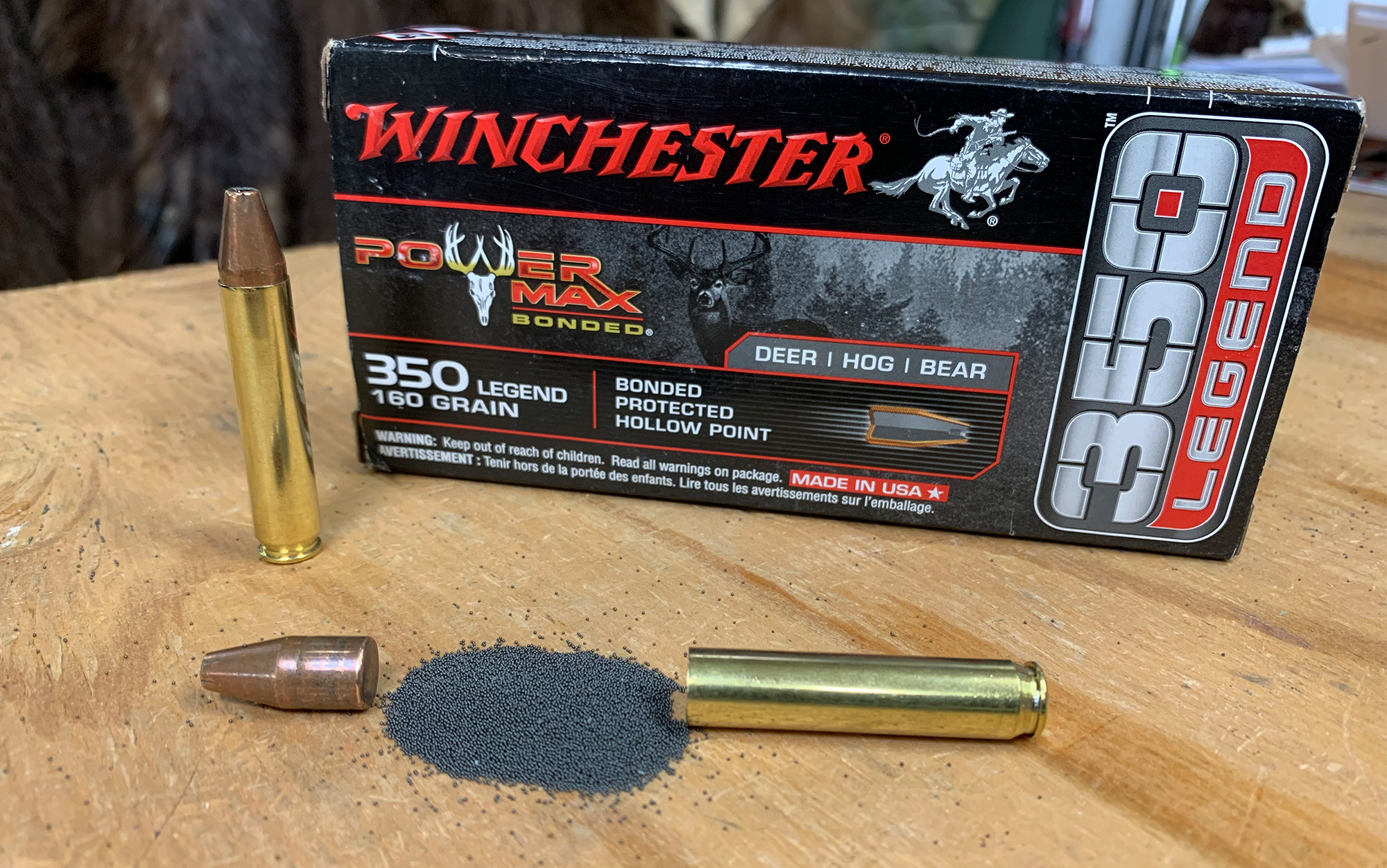 Winchester Power Max Bonded 160-grain is one of the best 350 legend ammunitions.