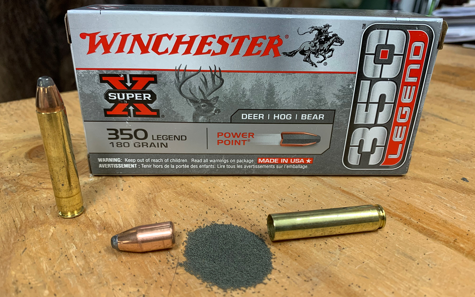 Winchester Super X 180-grain Power Point is one of the best 350 legend ammunitions.