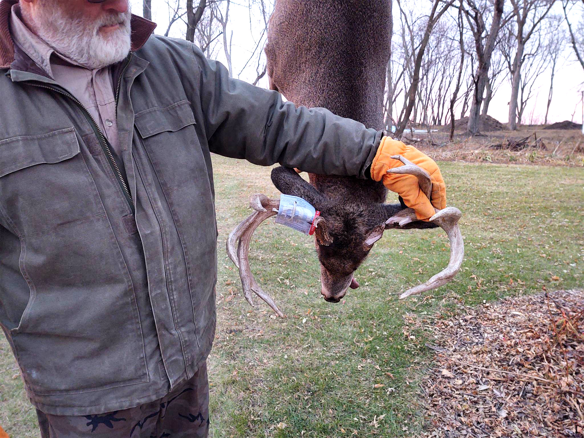 hunter kills buck shoots antler off 1