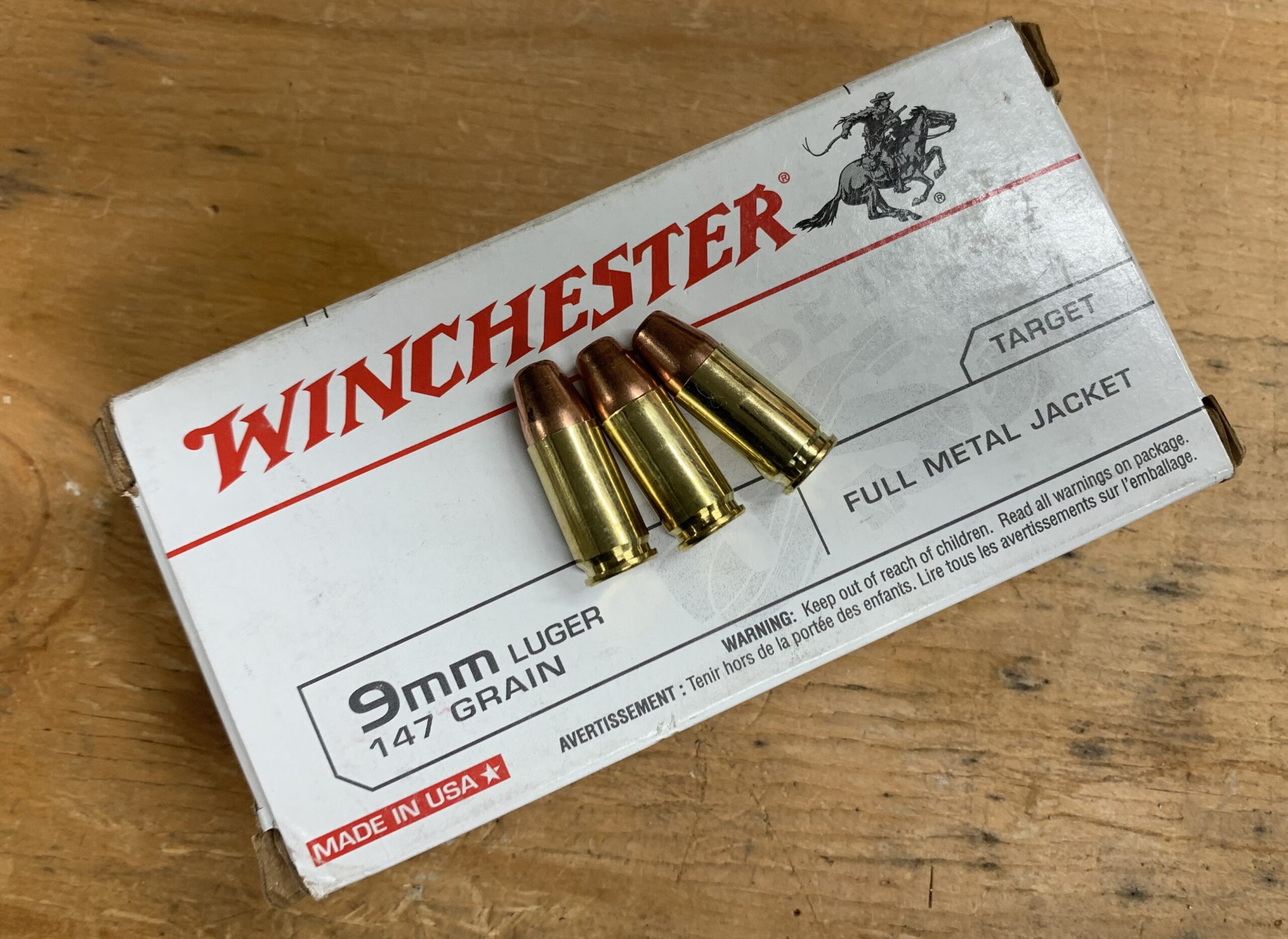 Winchester 9mm 147 grain FMJ