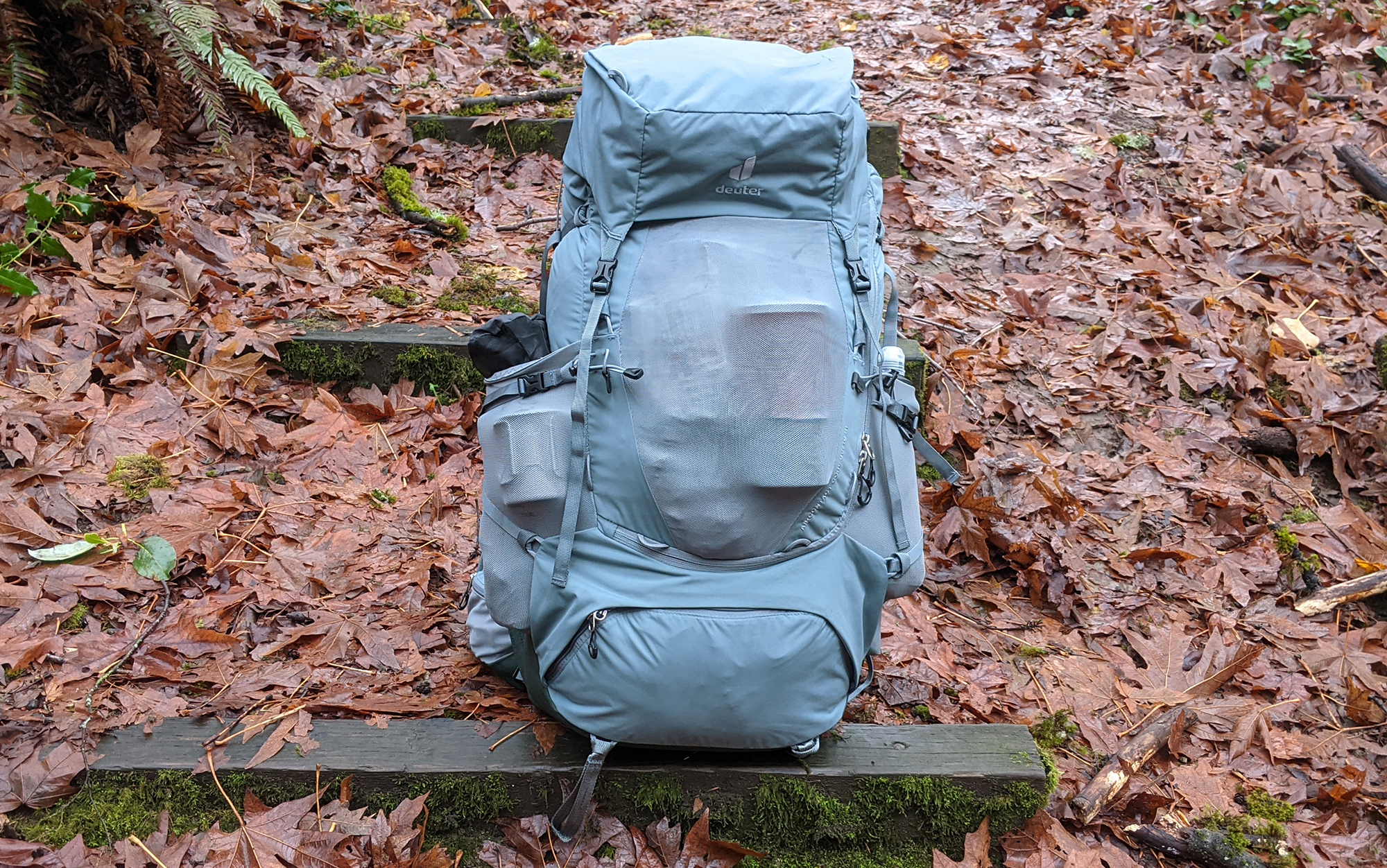 The Deuter Aircontact is a popular backpacking backpack.