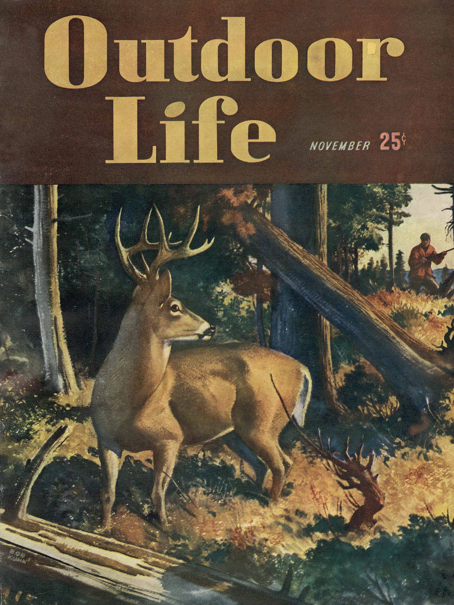 The November 1947 cover featured an illustration by Bob Kuhn.