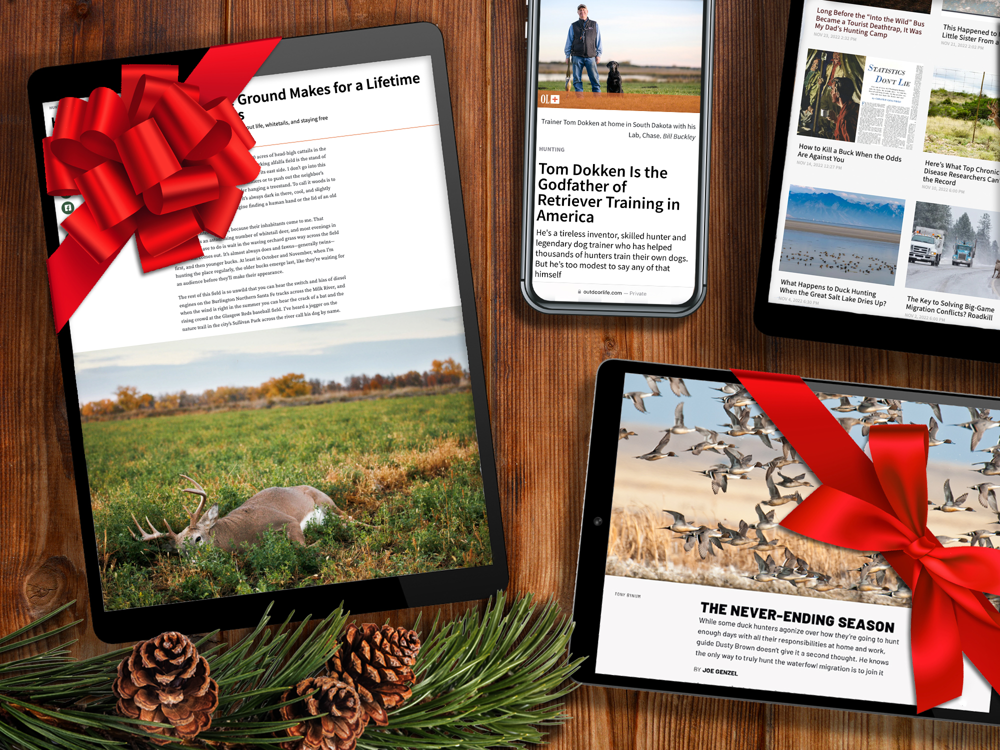 Outdoor Life+ is a great gift idea for hunters.