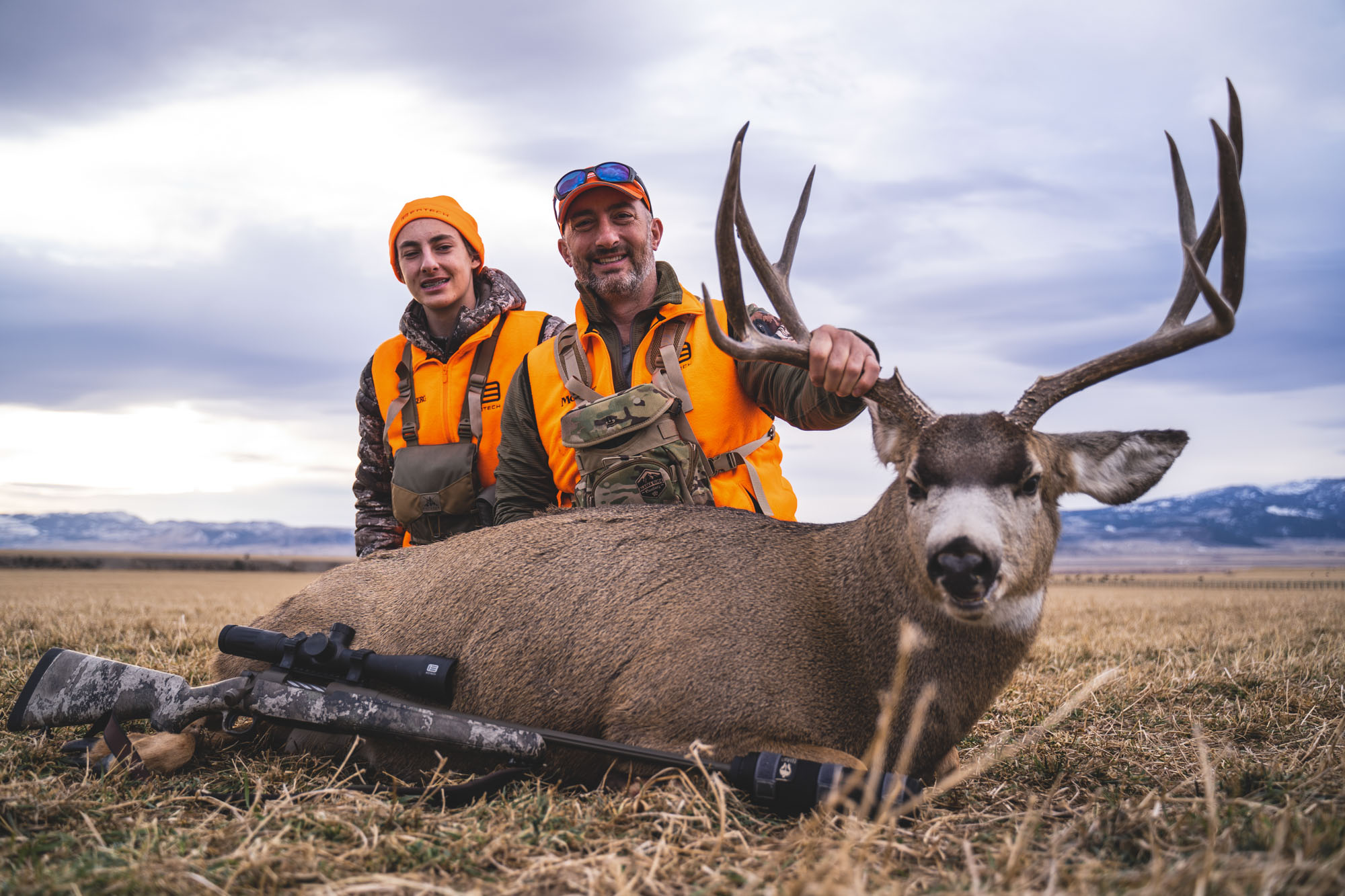 This 4x4 buck was taken by the author in Montana with a 6.5 PRC. 