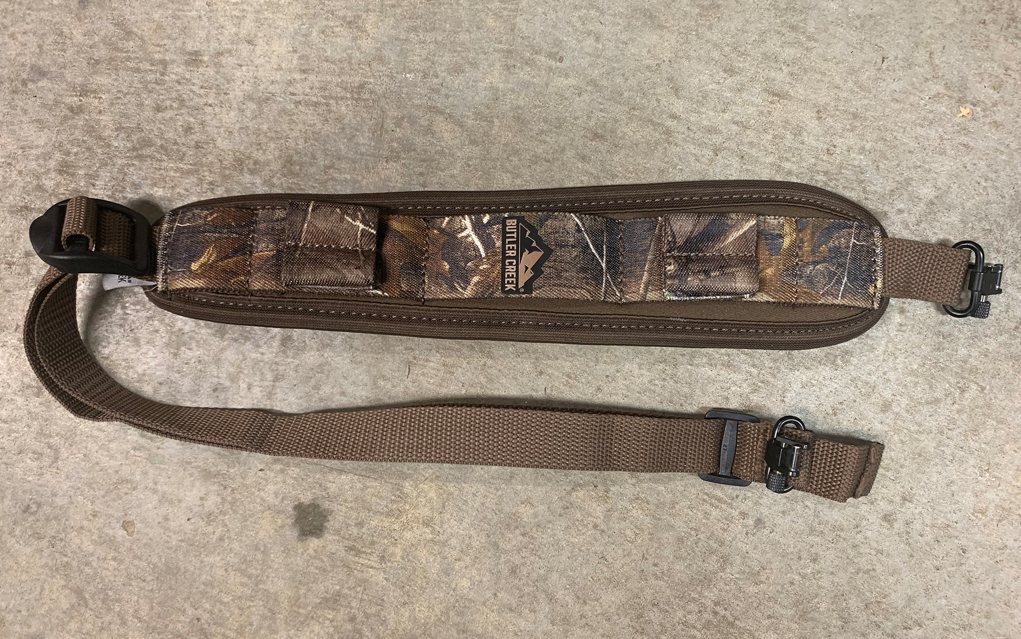 The Butler Creek Comfort Stretch is the best hunting rifle sling.