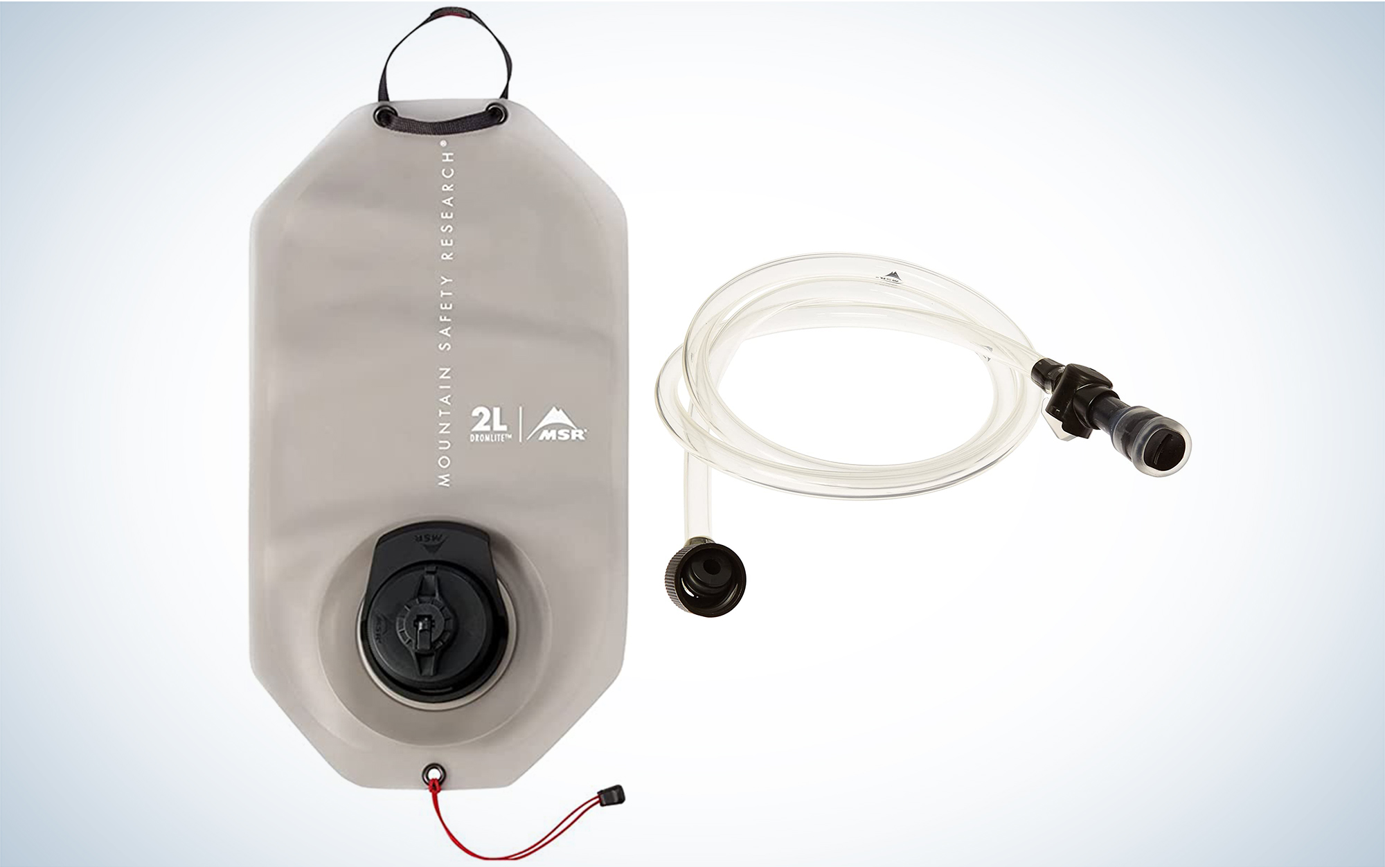 The MSR DromLite Bag and Hydration Kit is the best hydration bladder for camping.