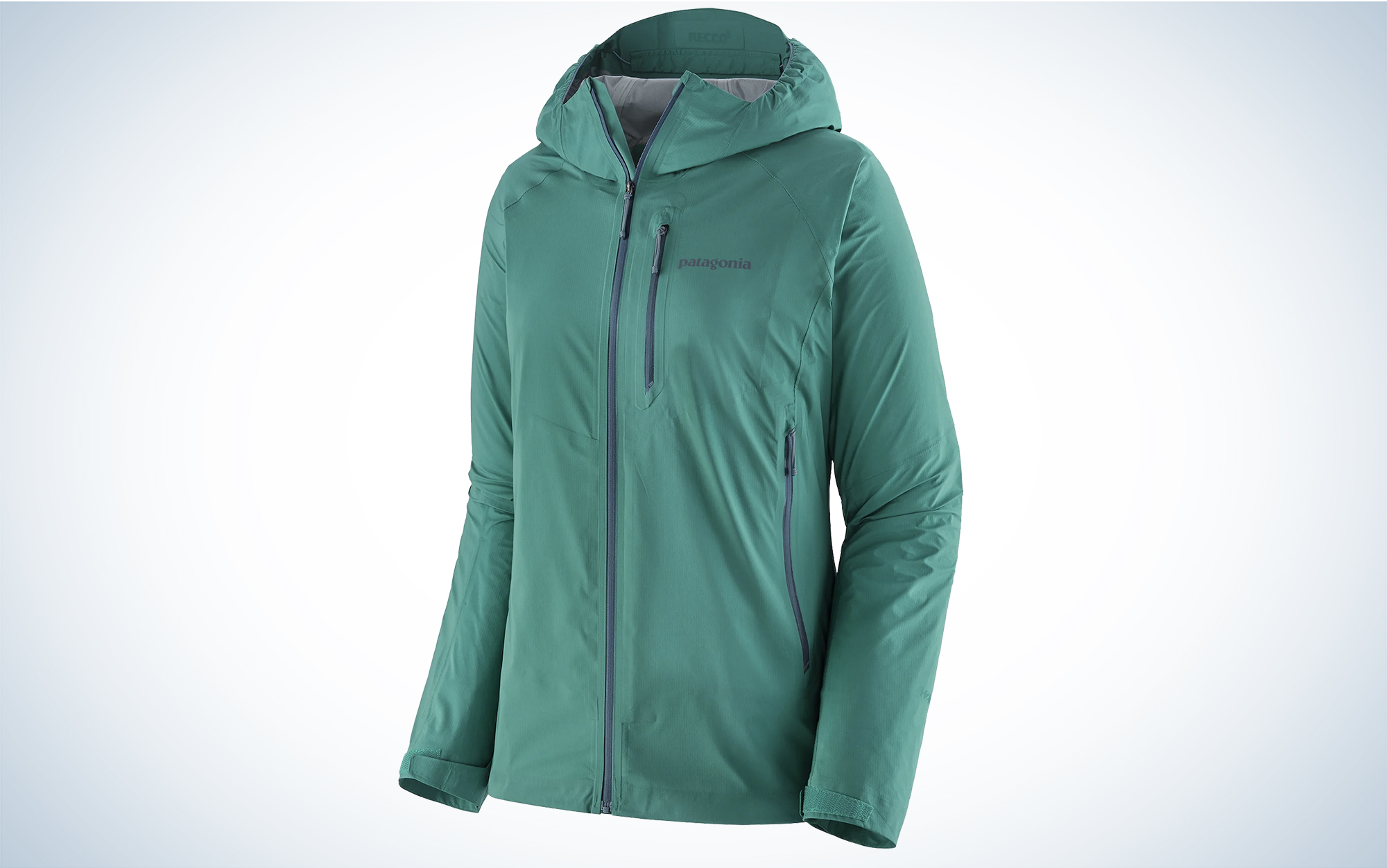The Patagonia Storm10 is the most eco-friendly rain jacket.