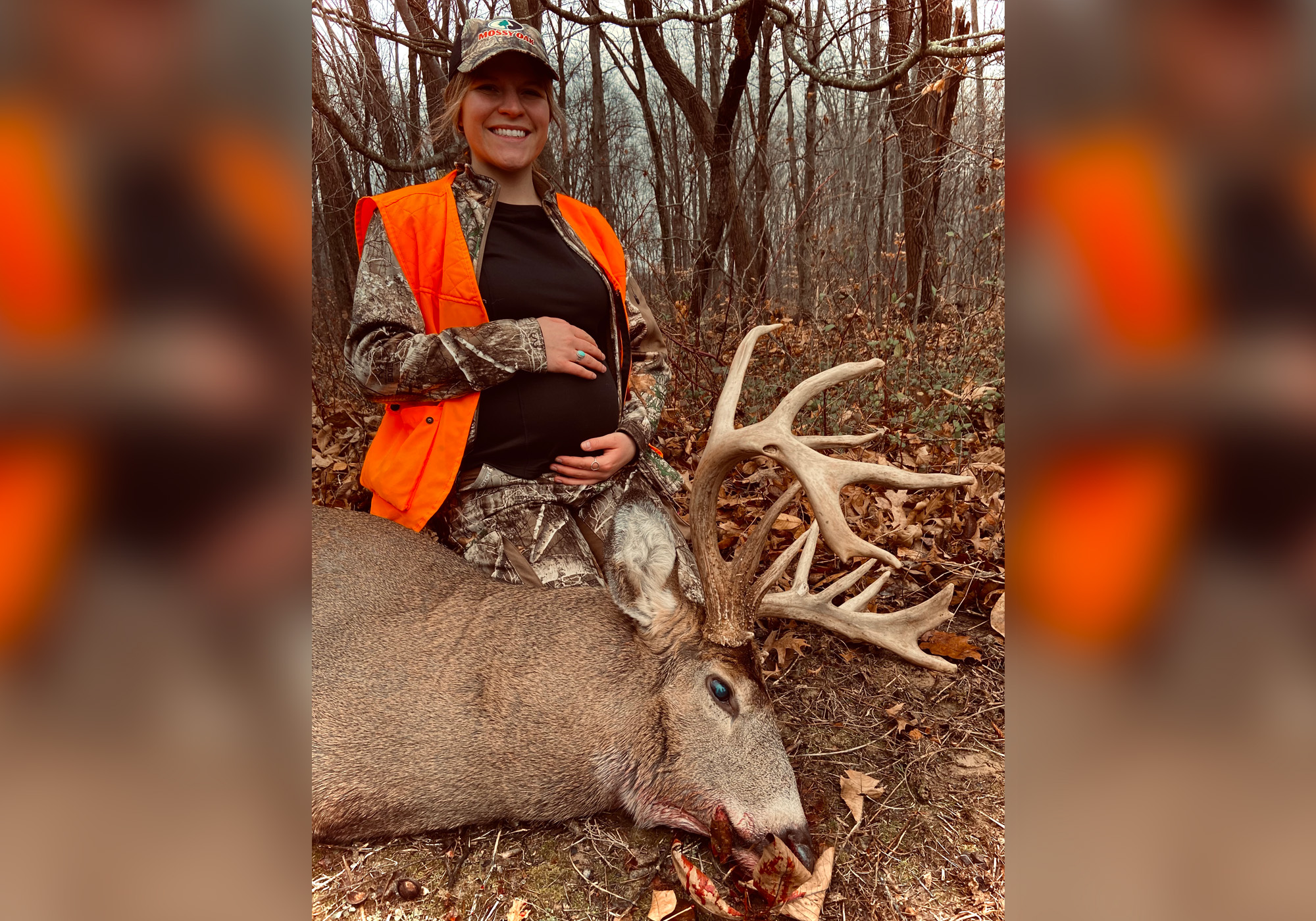 Two Years After Surviving a Treestand Fall, Ohio Hunter Tags 182-Inch Whitetail While Pregnant