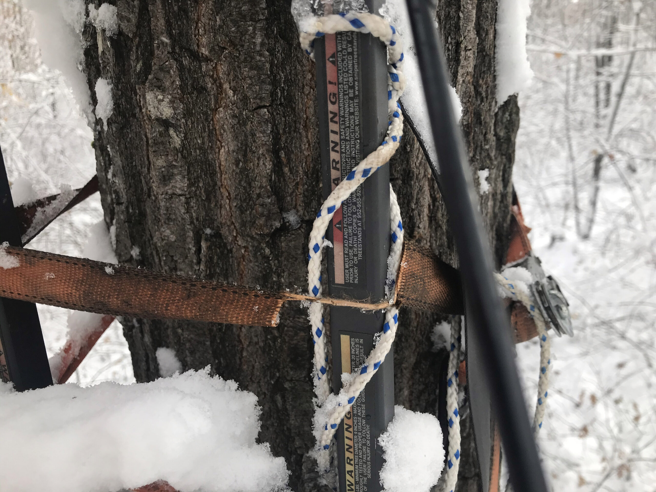 Hunter cuts tree stand straps sabotage other hunter