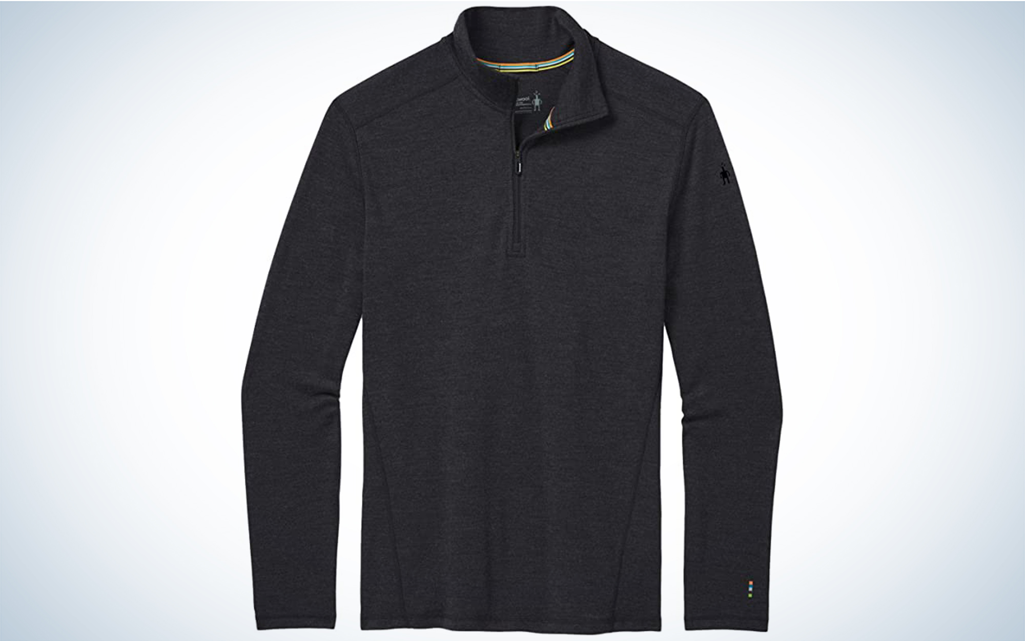 The Smartwool Thermal Merino Baselayer 1/4 Zip is the best baselayer for hiking.