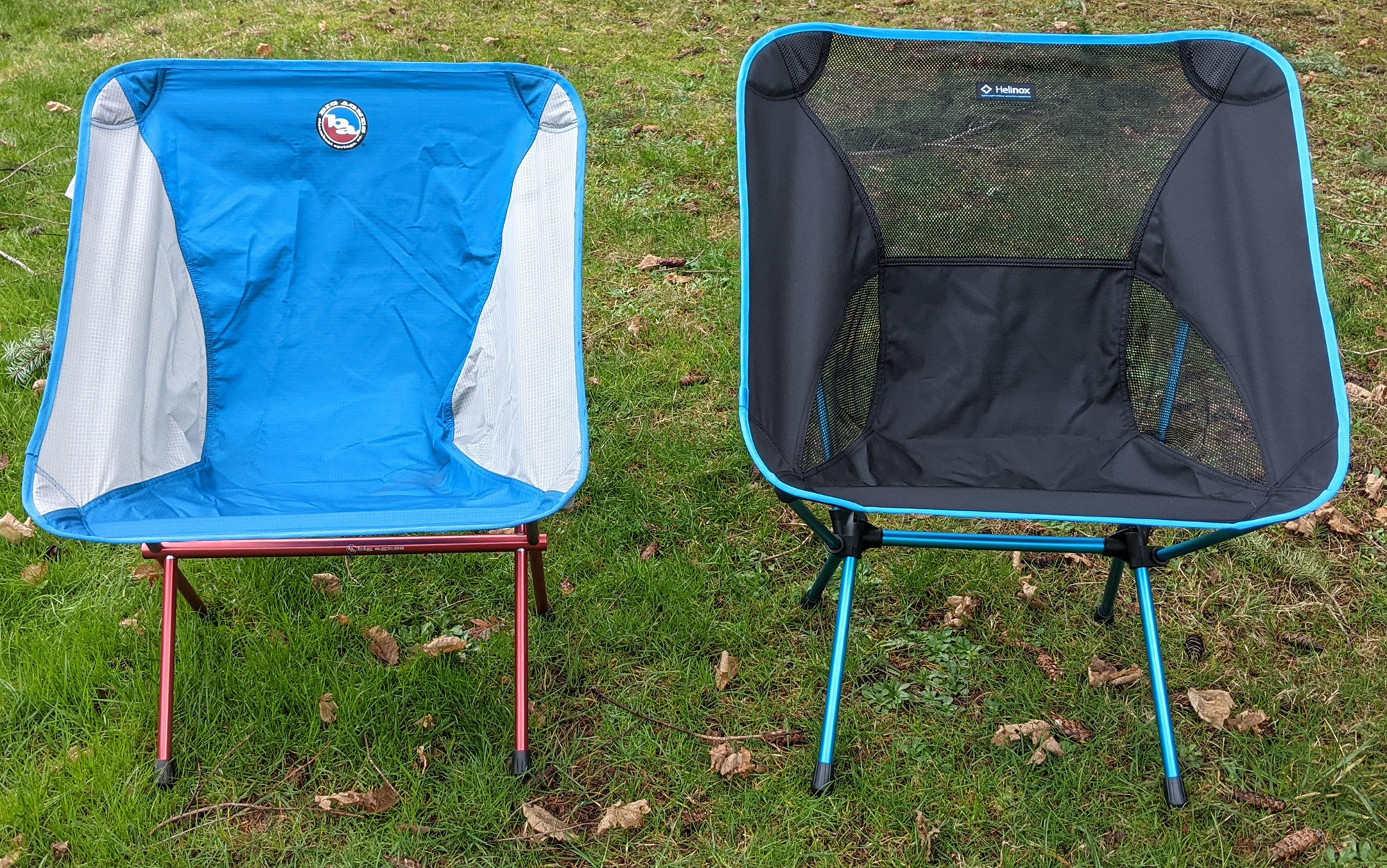 During testing, the Helinox Chair One XL just squeaked out the Big Agnes Mica Basin XL as the best for big guys.
