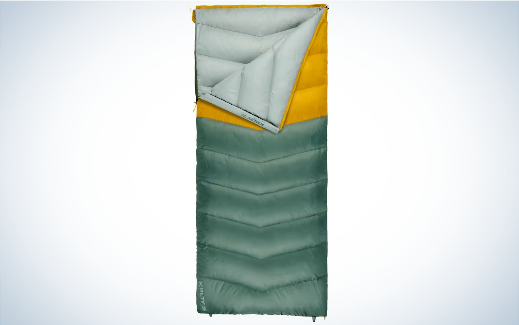 The Kelty Galactic is the best sleeping bag for camping in the summer.