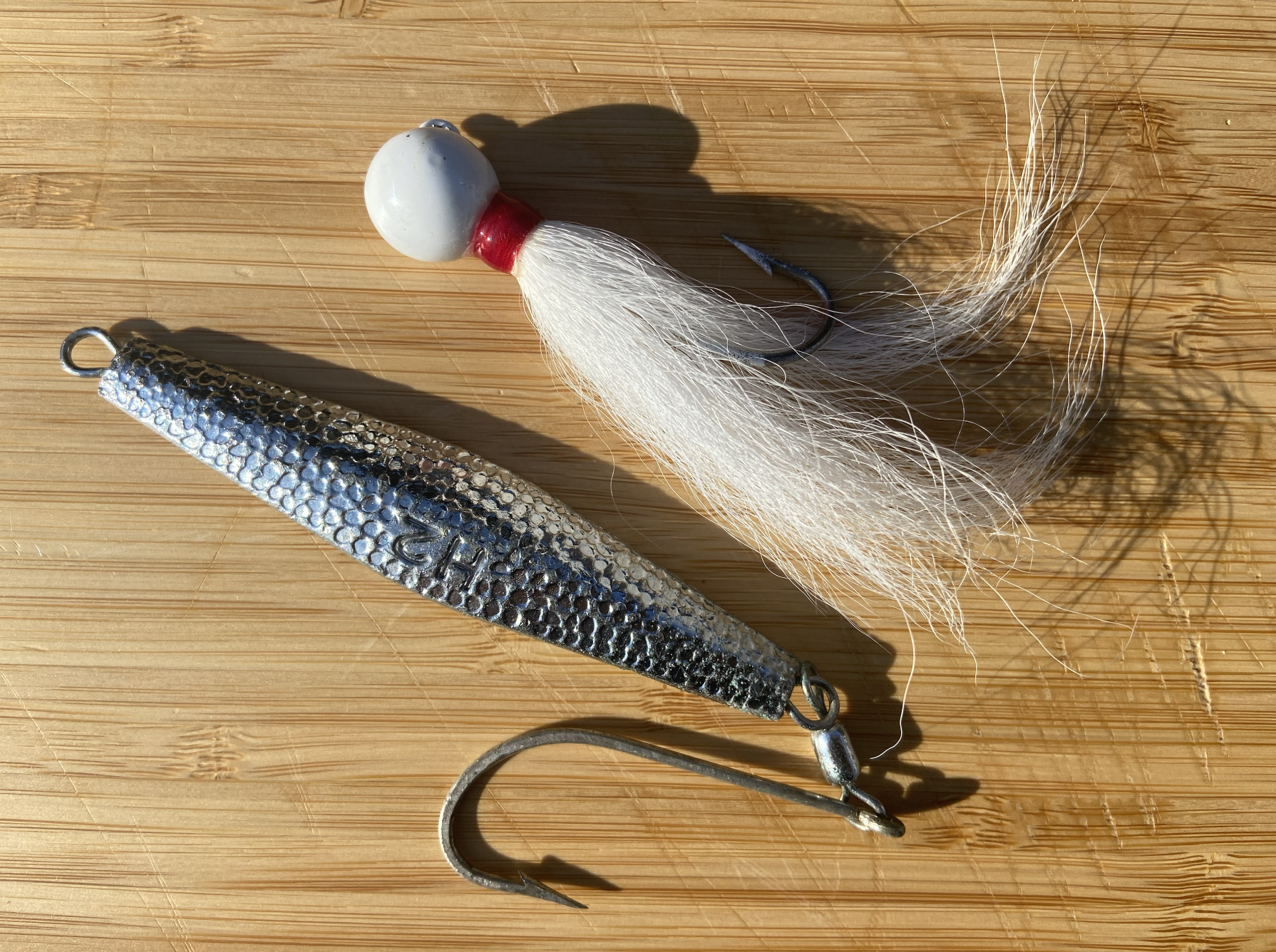 bucktail and spoon