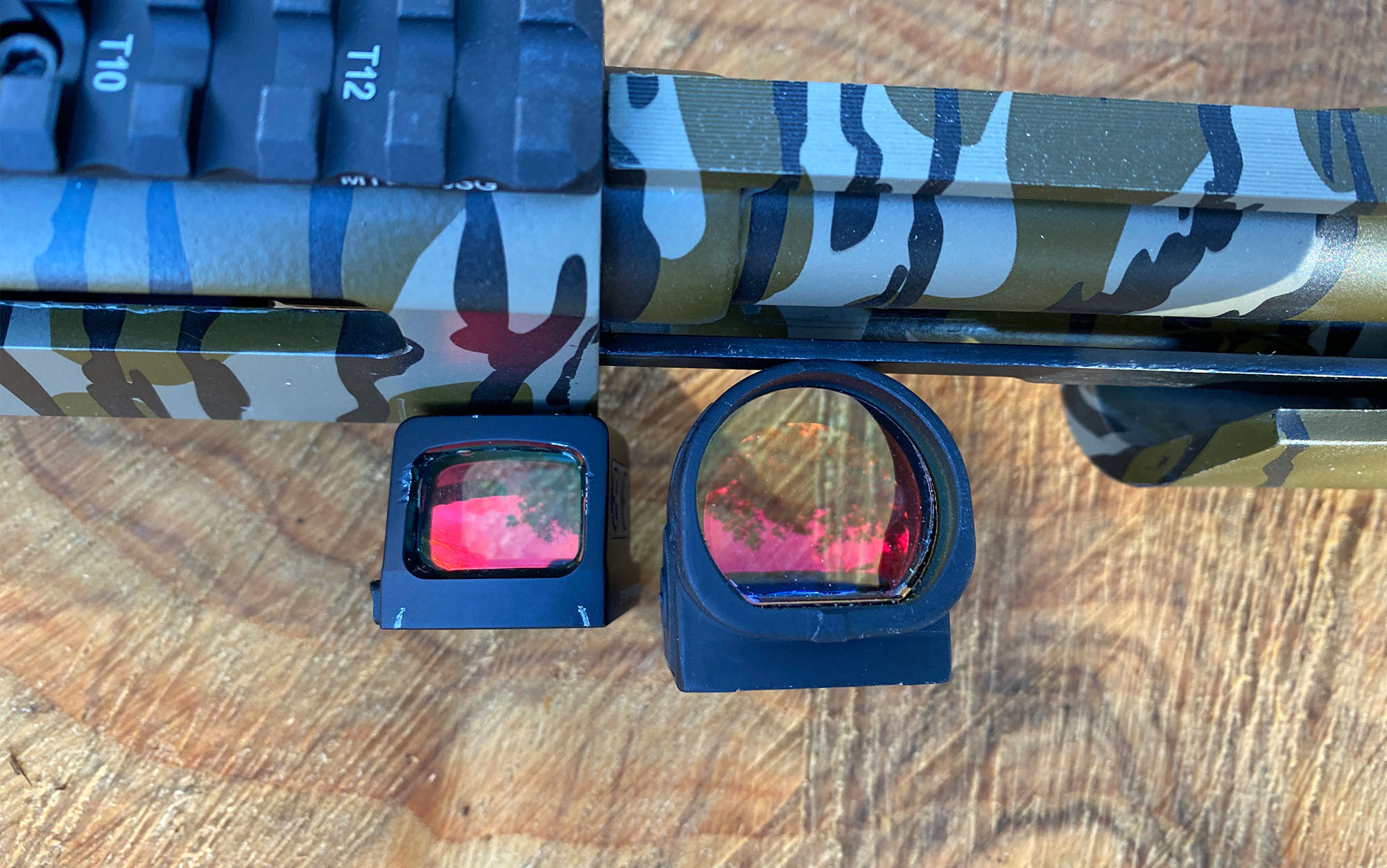 Window size is a concern when choosing the best red dot for turkey hunting.