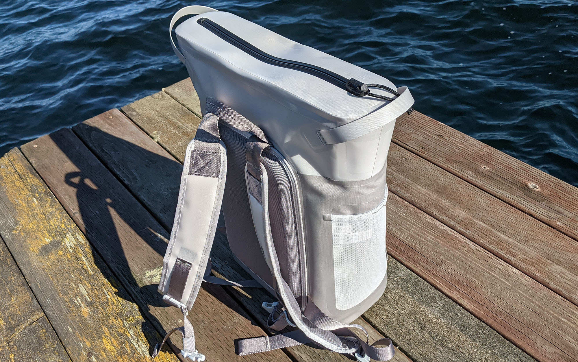 The extra padding and wide frame made the Hydroflask Day Escape the most comfortable backpack cooler to carry.