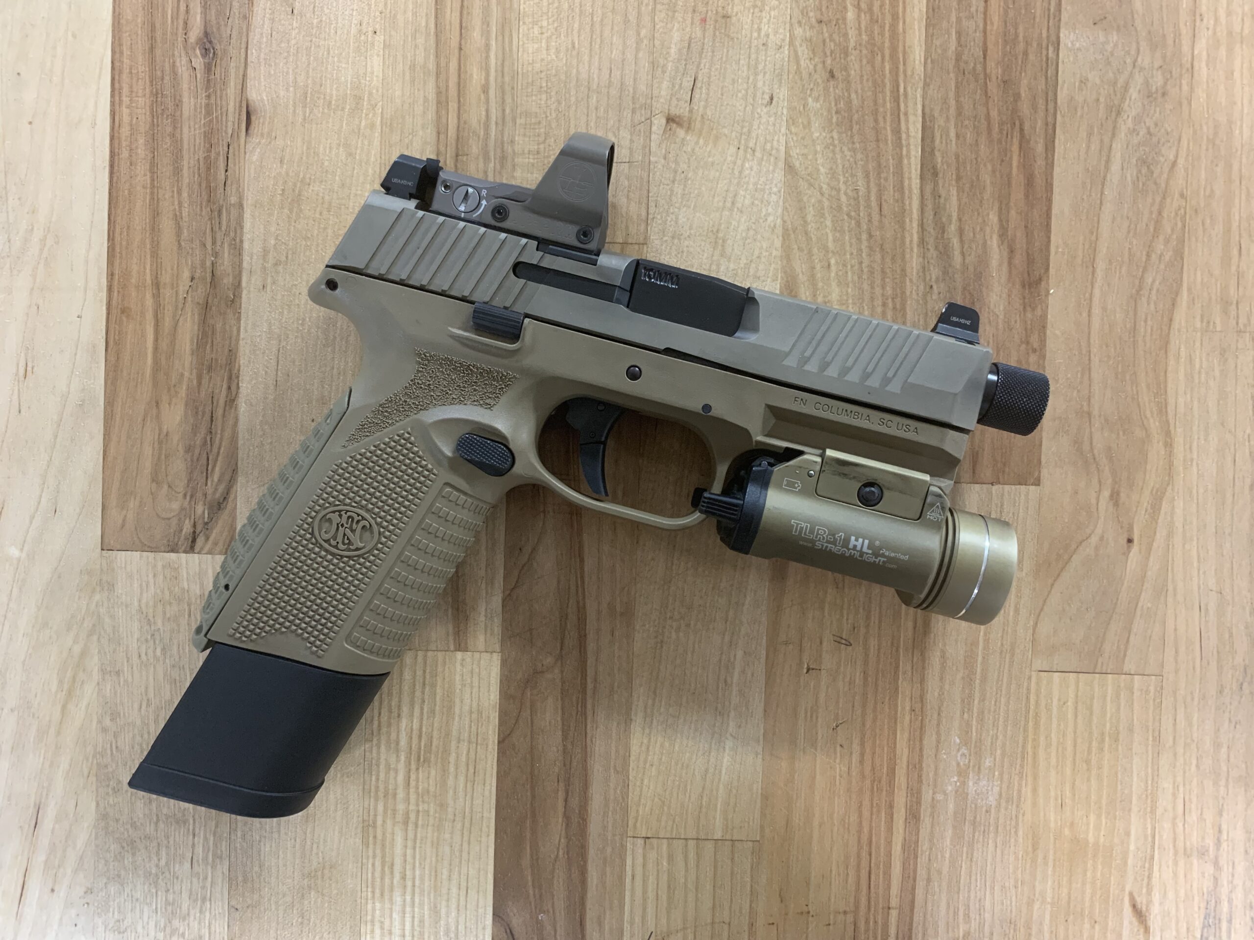 FN 510 Tactical with accessories