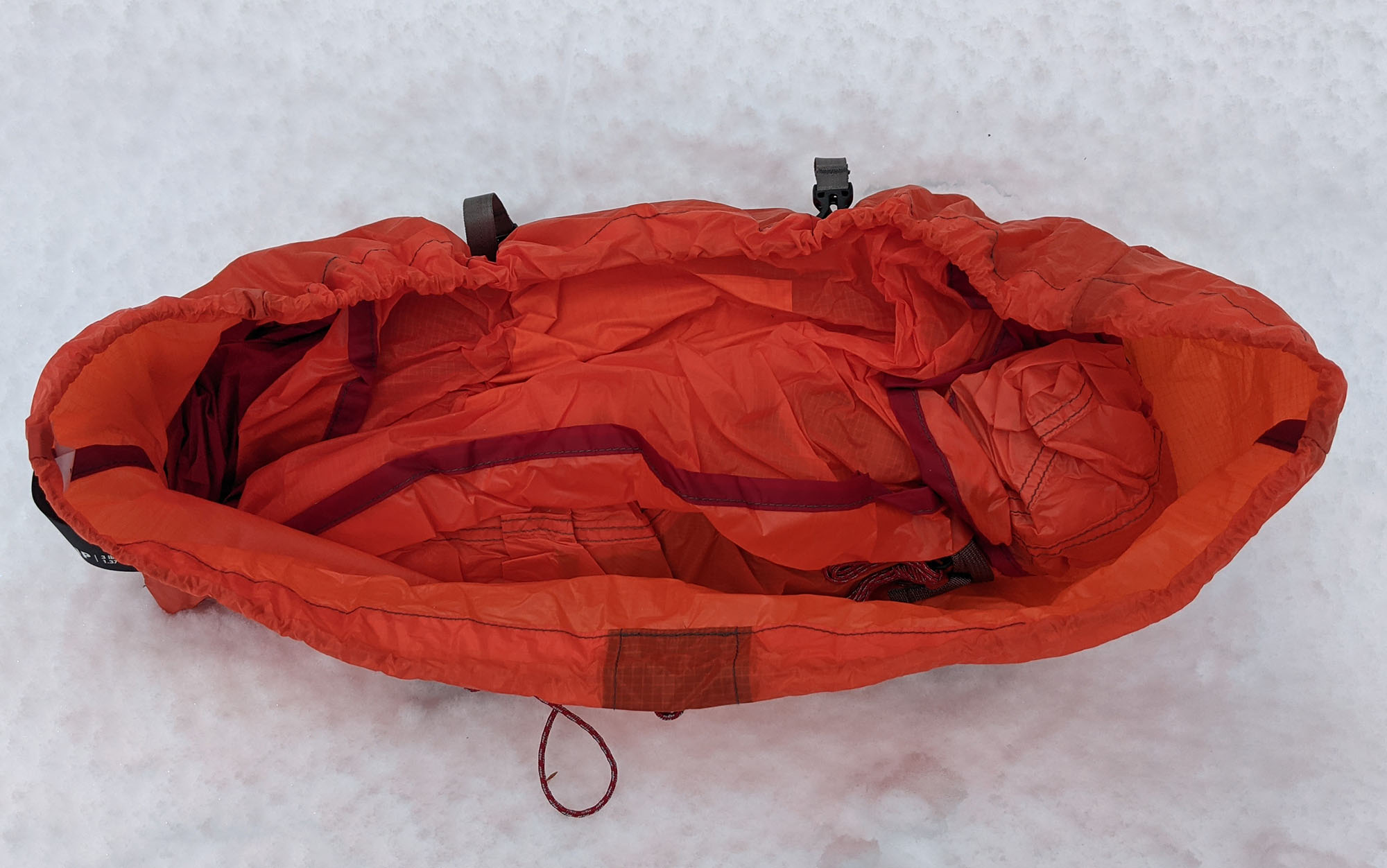 The side opening of the MSR Access stuff sack is a gamechanger for anyone who has ever dealt with a wet tent.