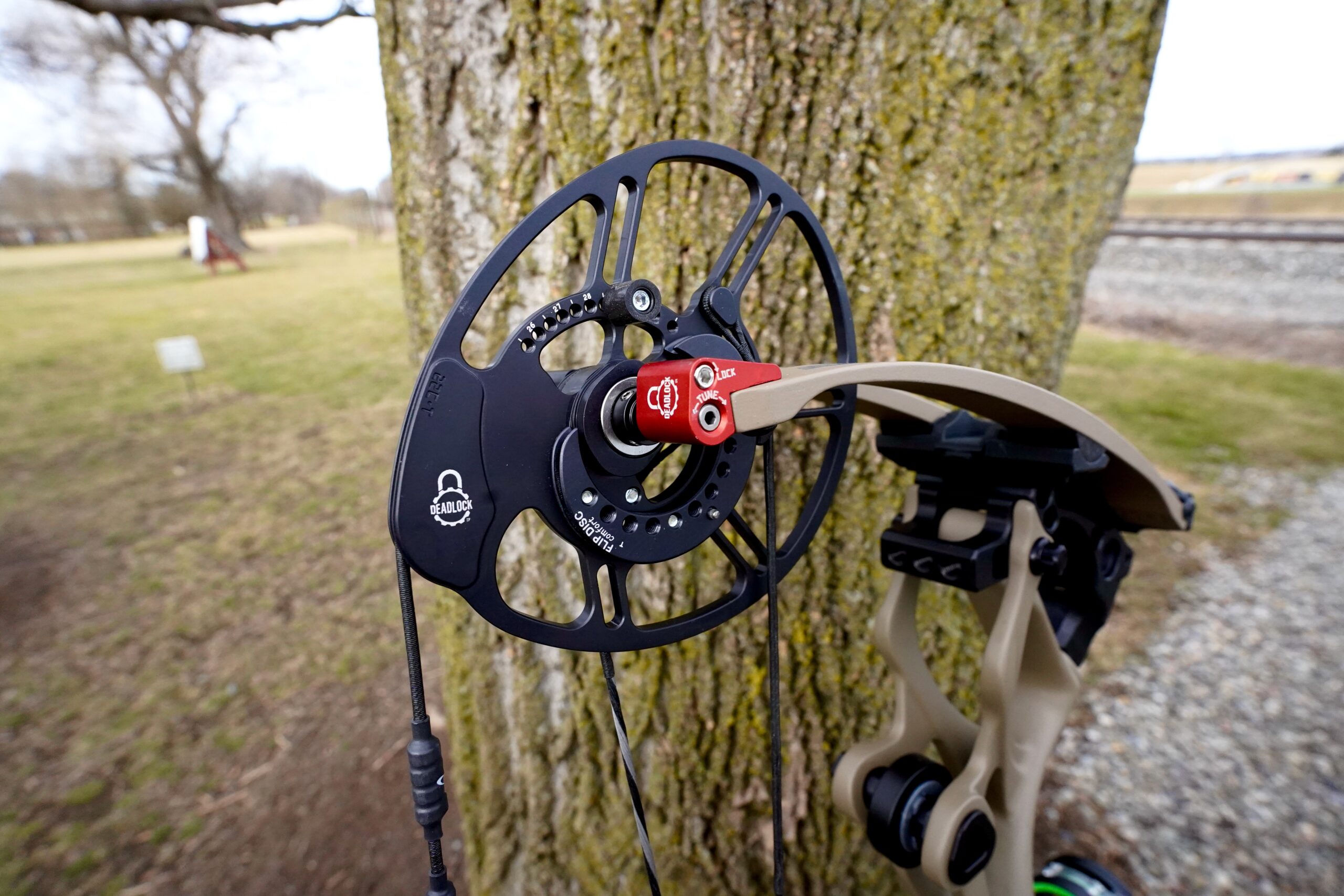 Bowtech's DeadLock system is one of the easiest ways to tune a bow.