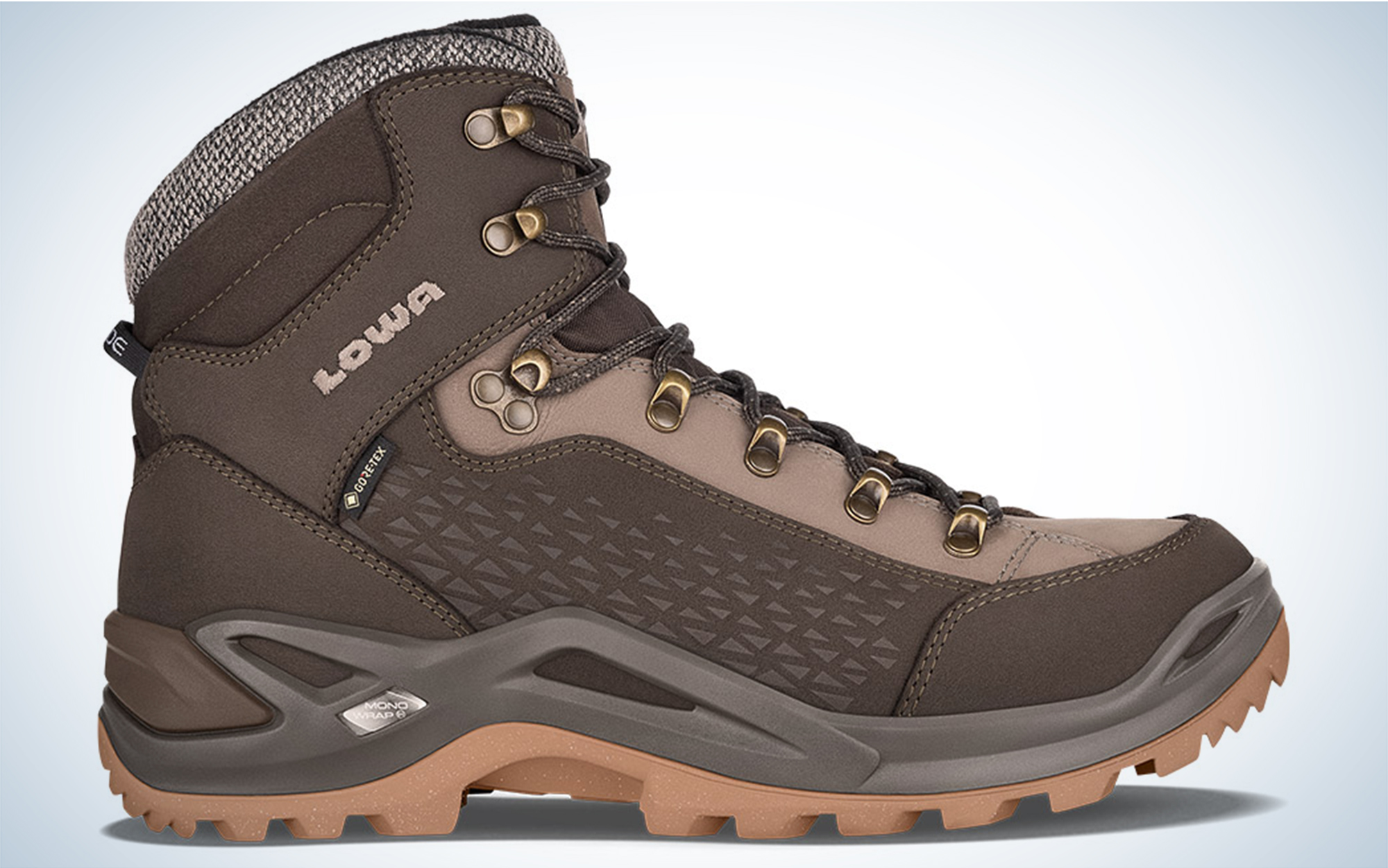 The Lowa Renegade Warm GTX Mid is the best hiking boot for men in winter.