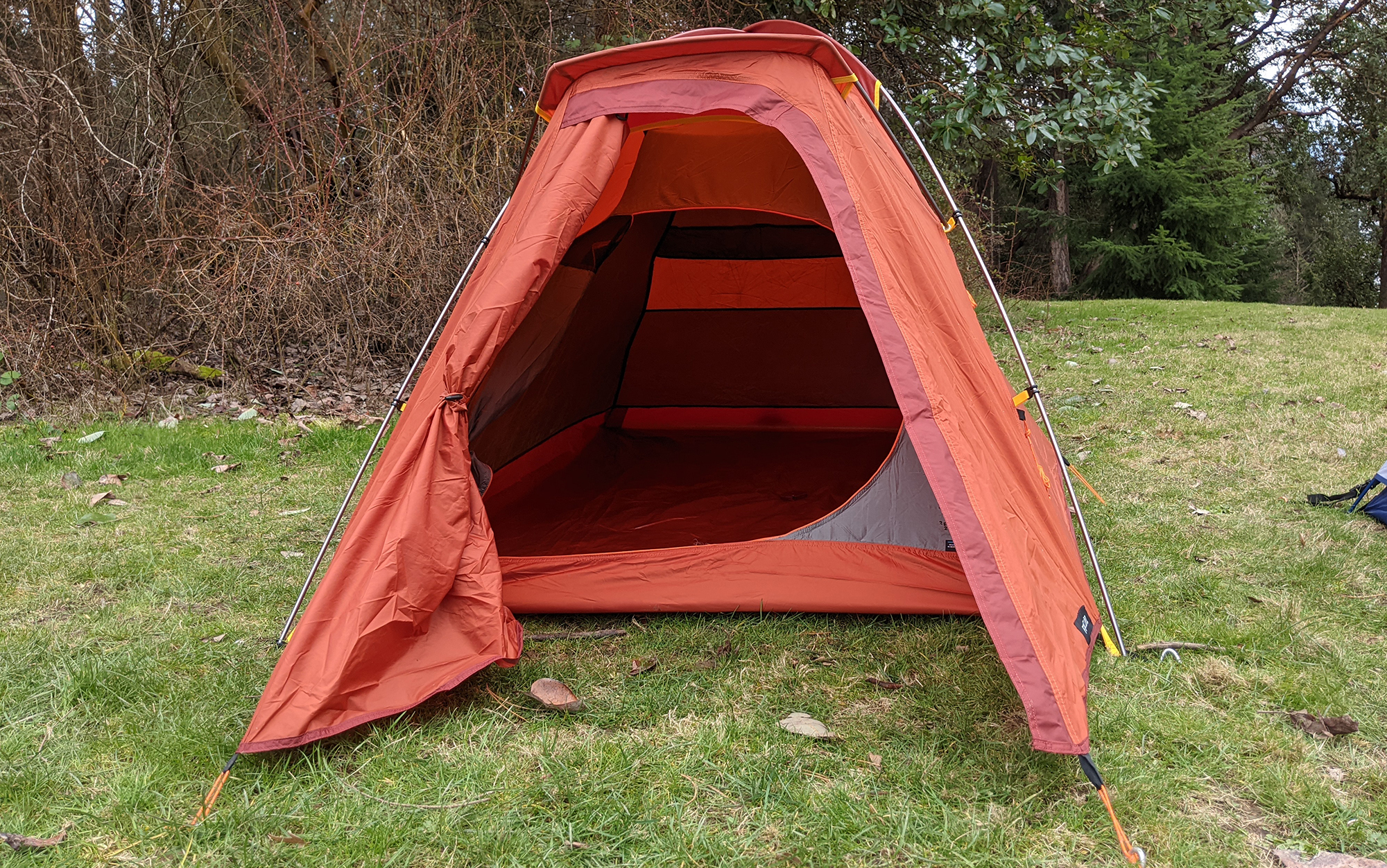 The Decathlon Forclaz also has an unusually large vestibule that you could easily suit up in before heading out into the elements.