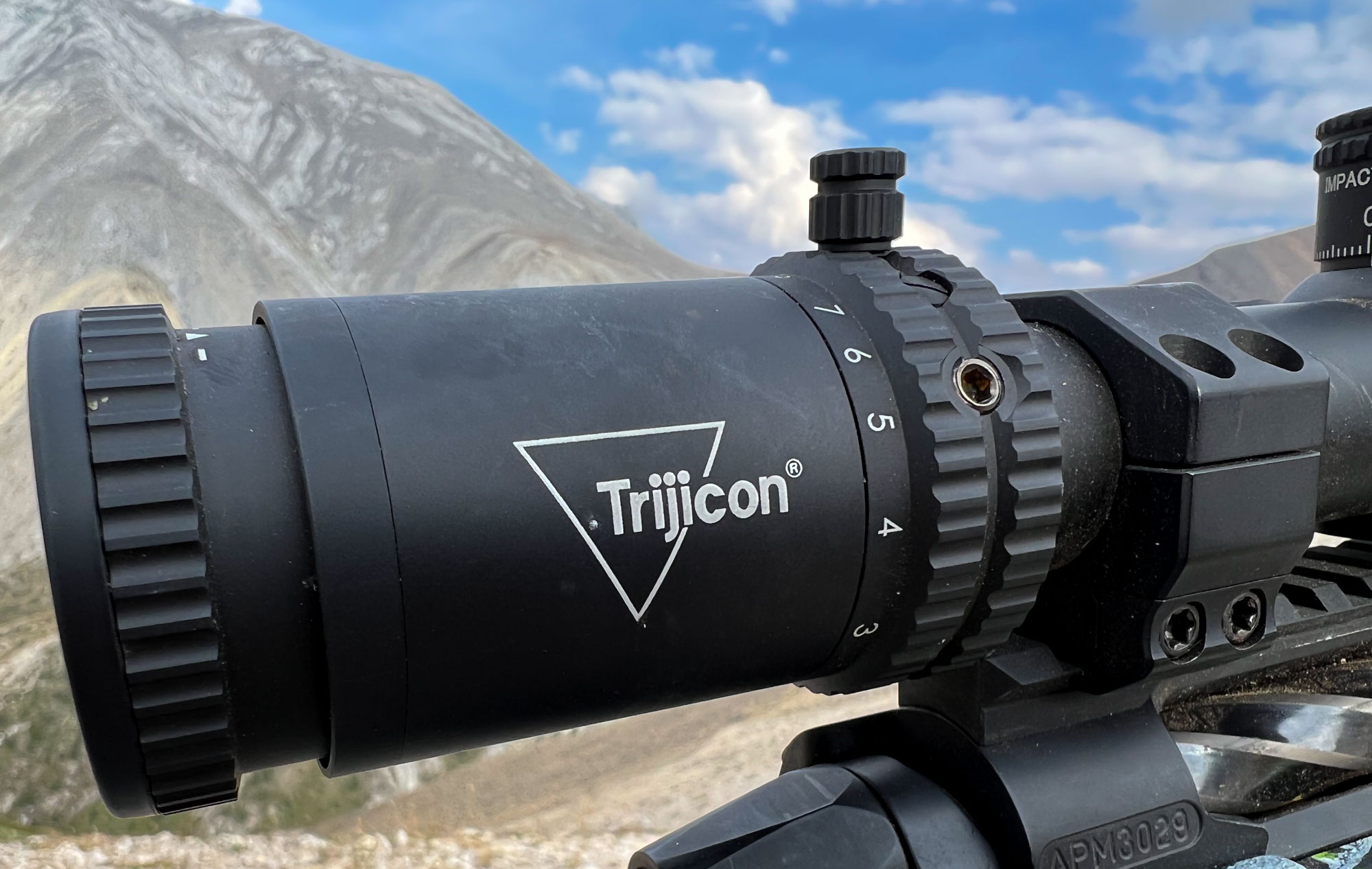 Detail of Trijicon scope