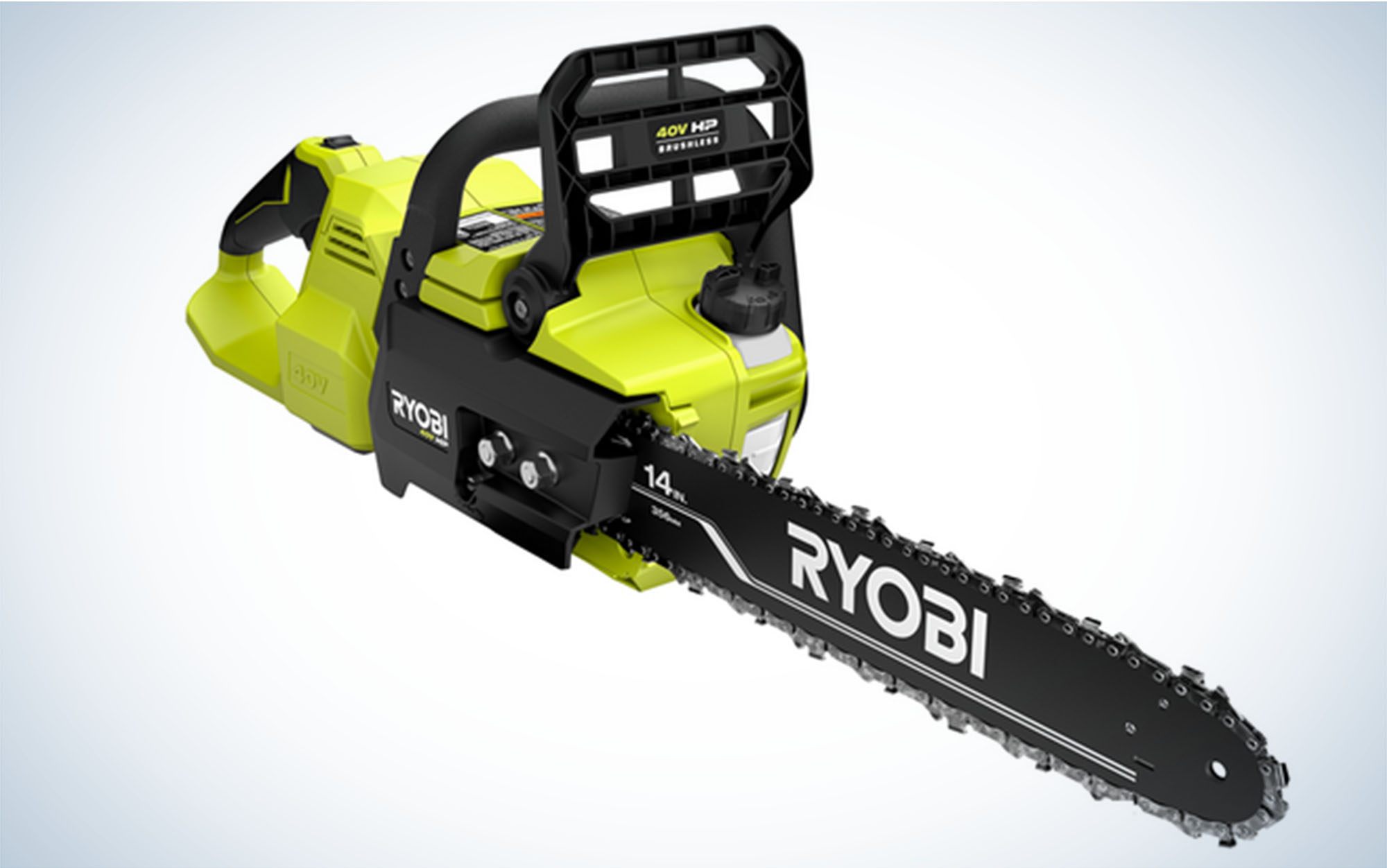 The Ryobi 40V HP is one of the best electric chainsaws.