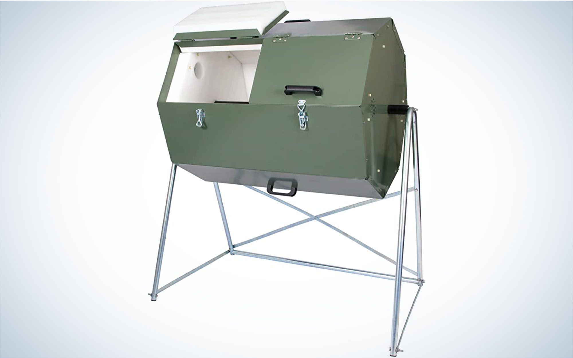 The Jora Composter 270 is one of the best compost tumblers.