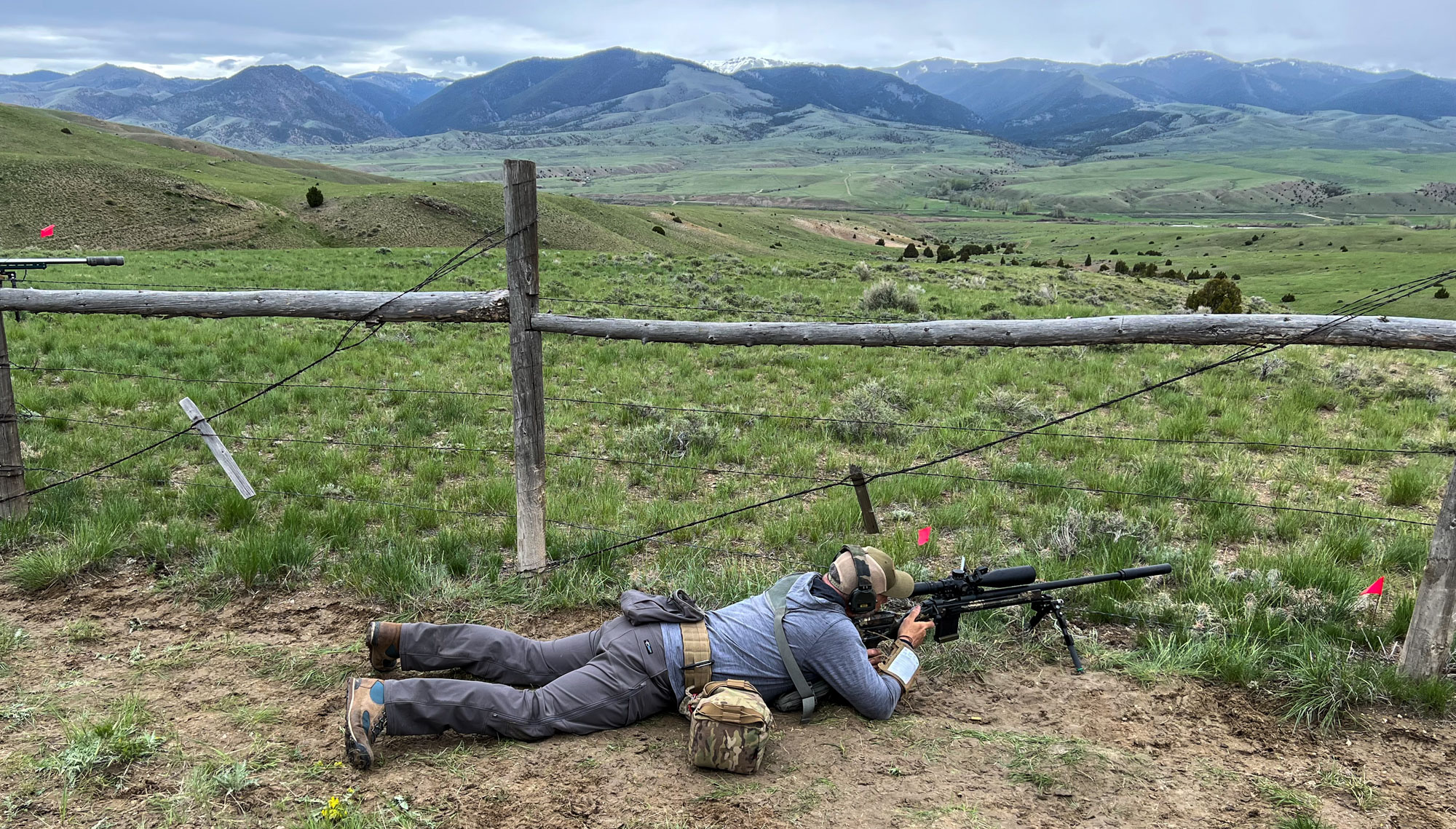 The author sending some A-Tips downrange during a Rifleman's Team Challenge match in Montana. 