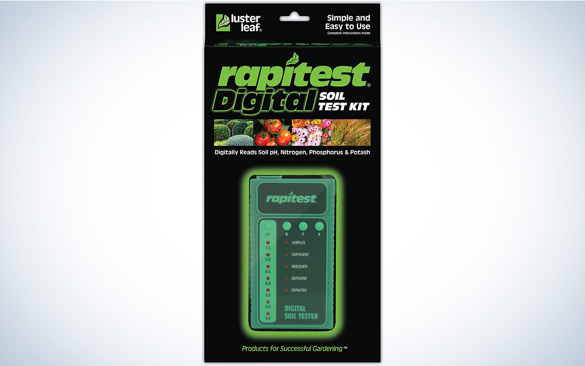 The Luster Leaf RapiTest 1605 Digital Soil Test is one of the best soil test kits.