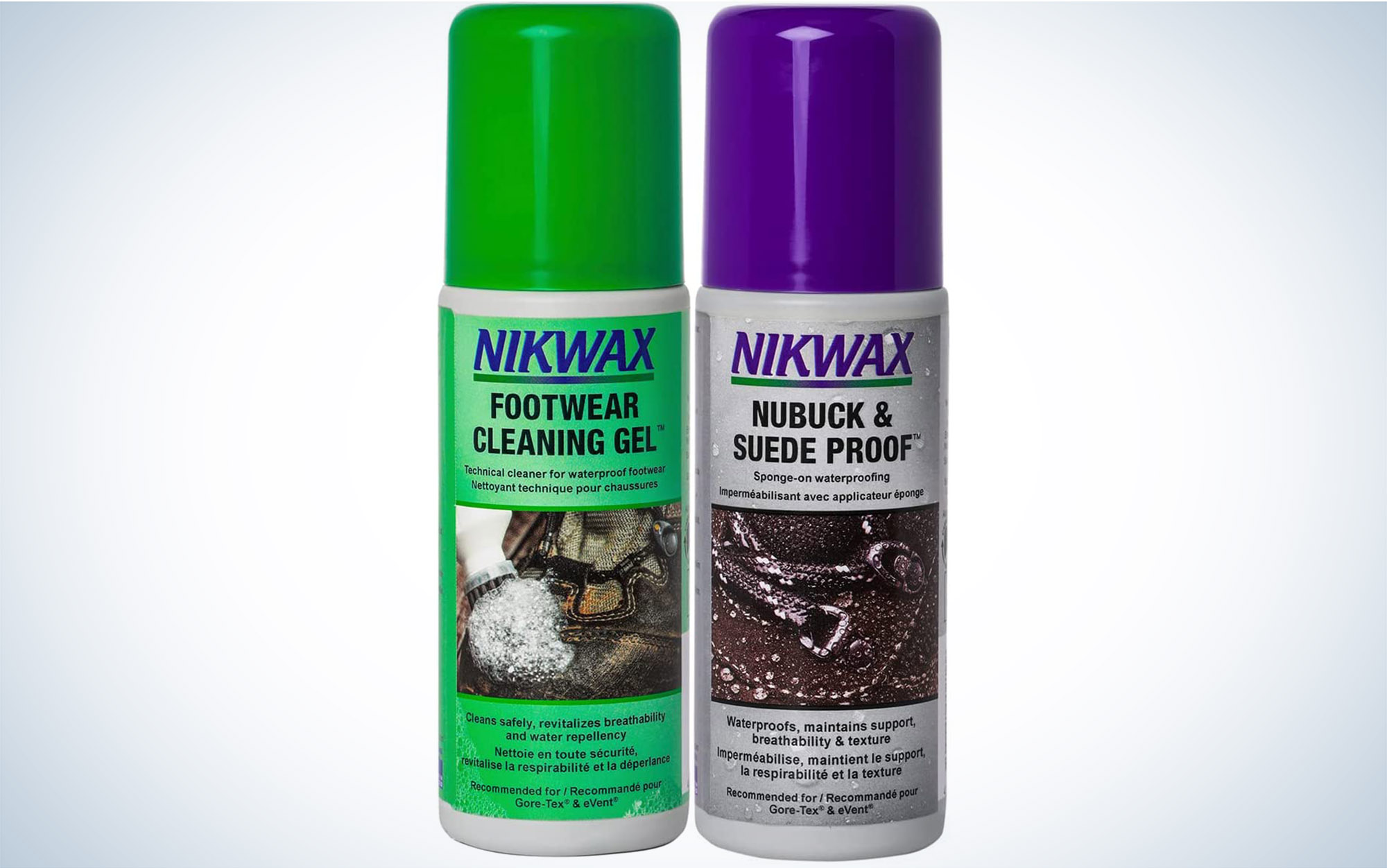 We tested the Nikwax Nubeck & Suede Proof.
