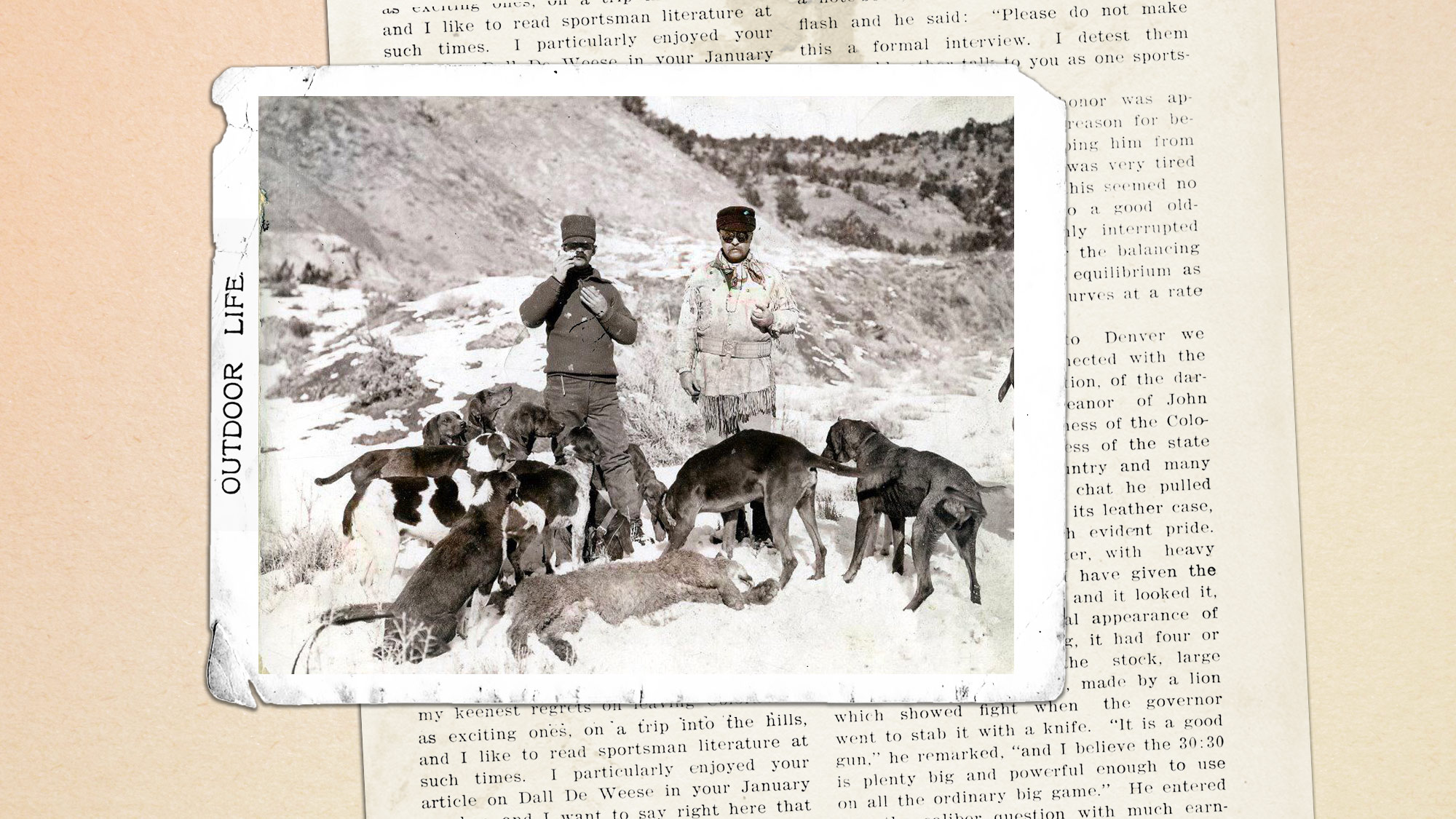 Our Editor-in-Chief Interviews Teddy Roosevelt After His Mountain Lion Hunt, From the Archives