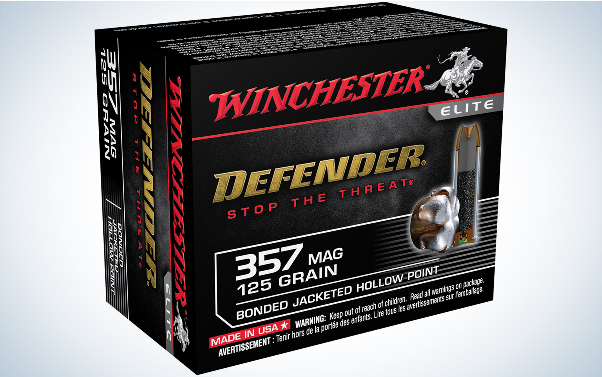 Winchester Elite Defender 125 Grain is best for revolvers.